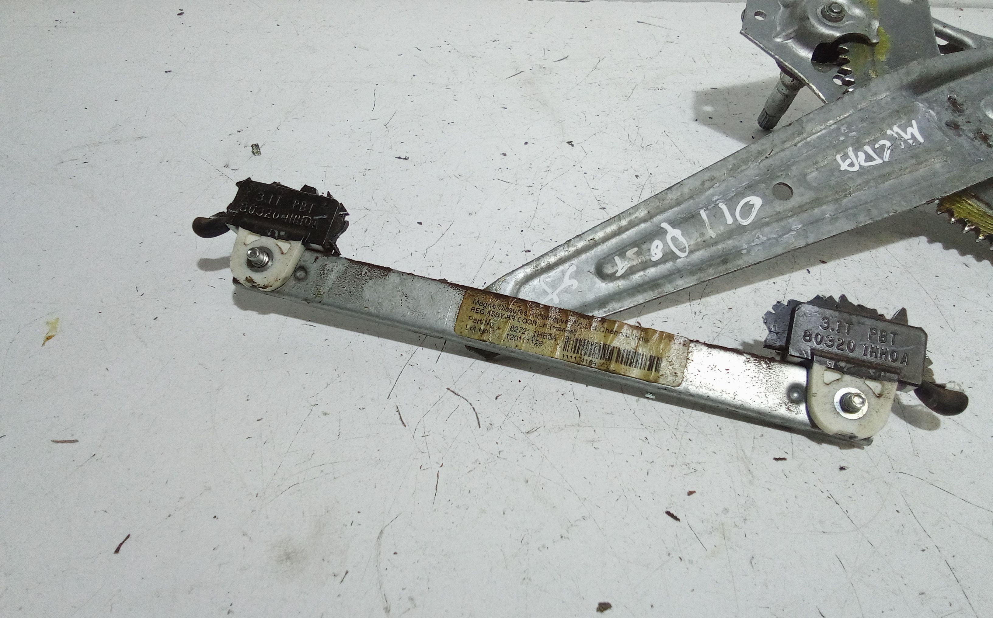 Cremagliera posteriore sinistra guida NISSAN Micra 7 Serie