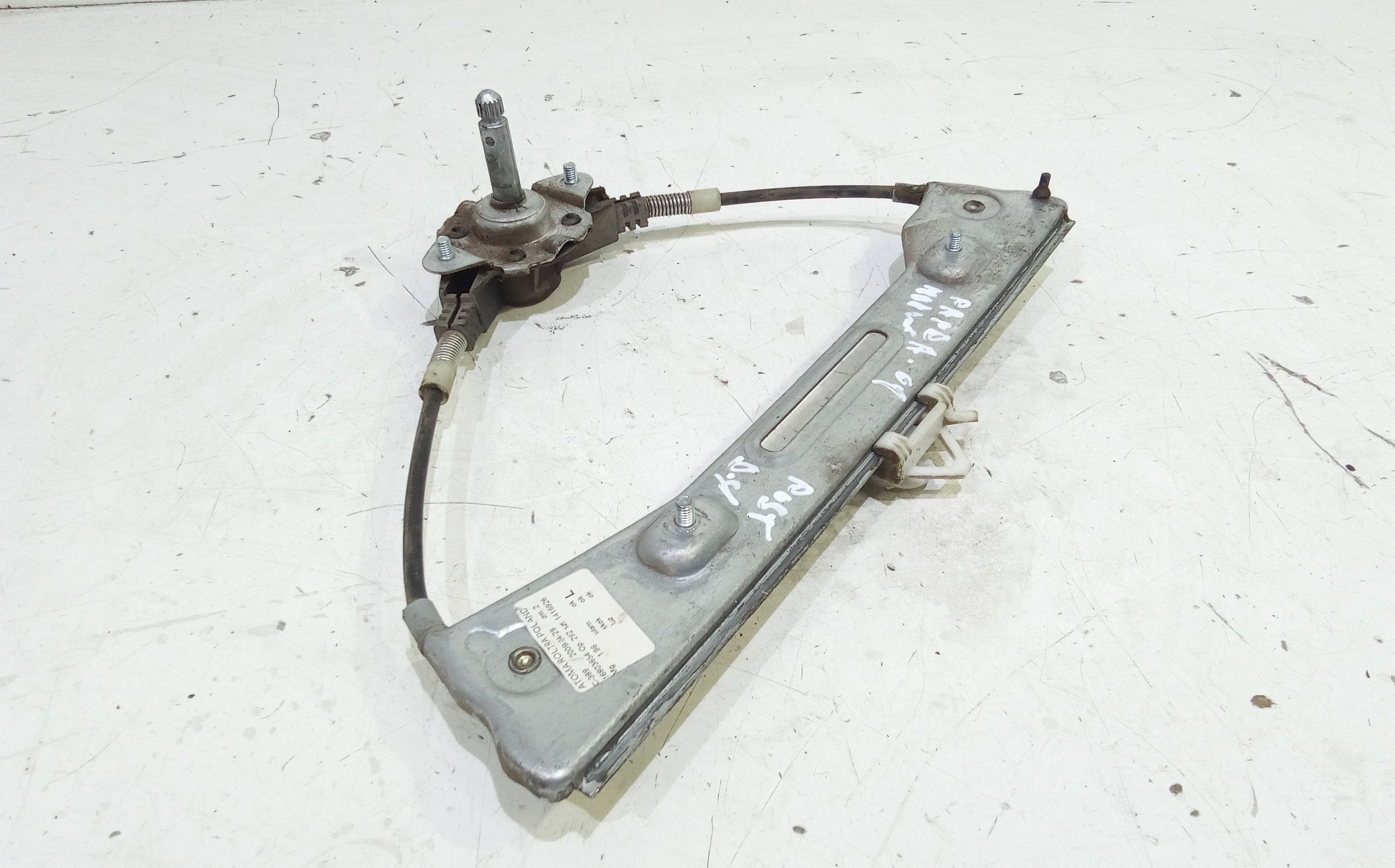 Cremagliera posteriore destra passeggero FIAT Panda 2 Serie