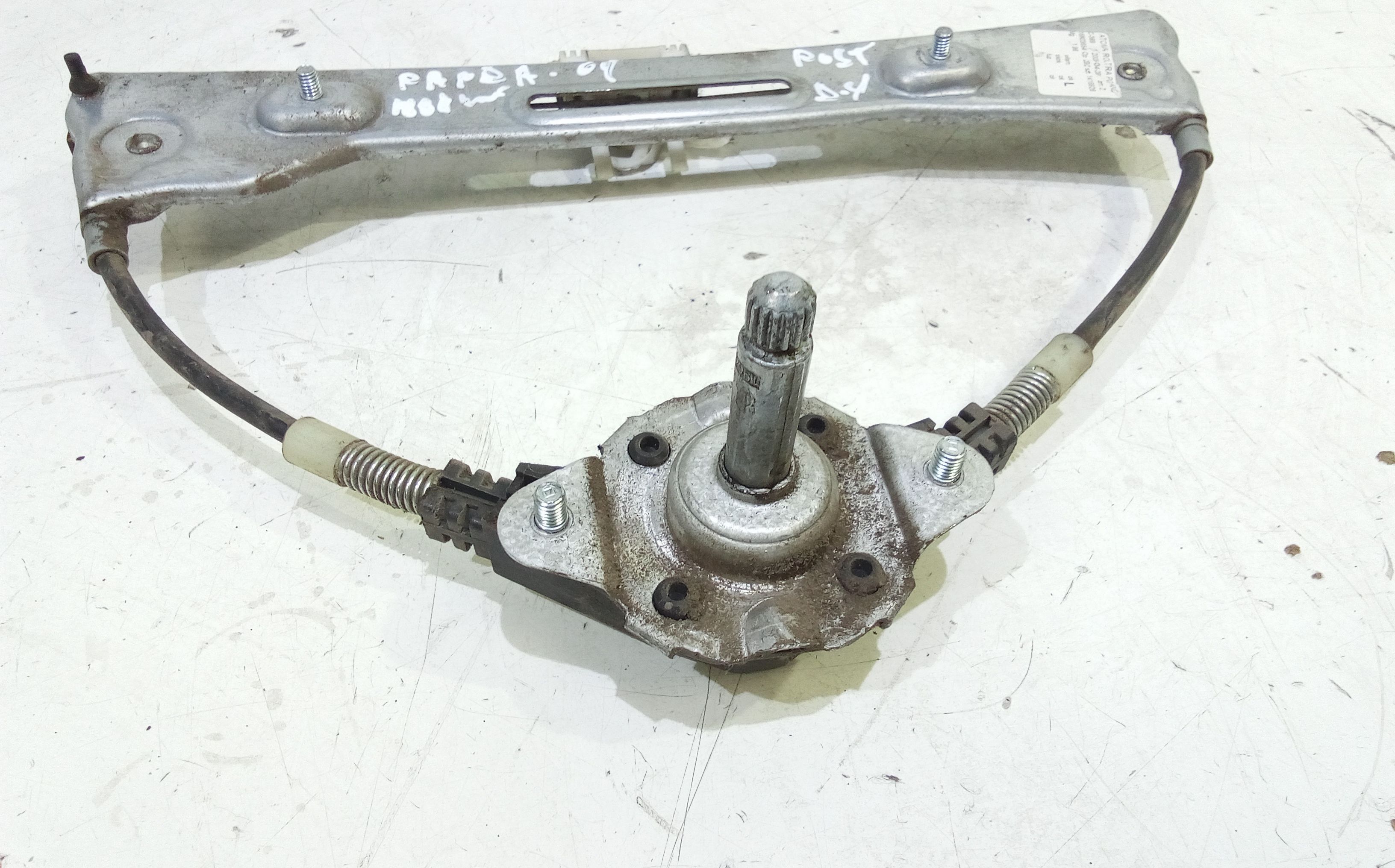 Cremagliera posteriore destra passeggero FIAT Panda 2 Serie