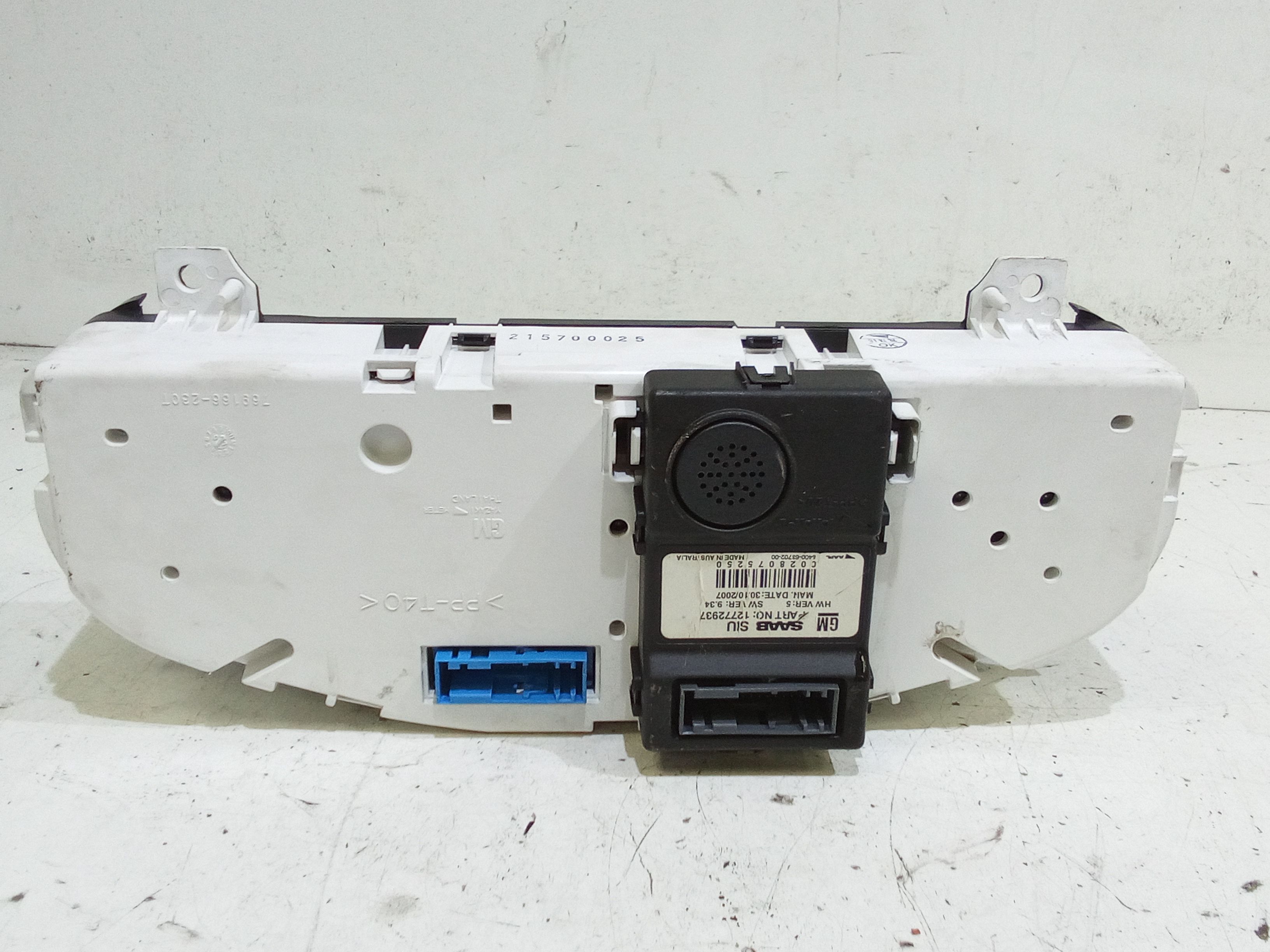 Quadro Strumenti SAAB 9-5 Berlina 2 Serie