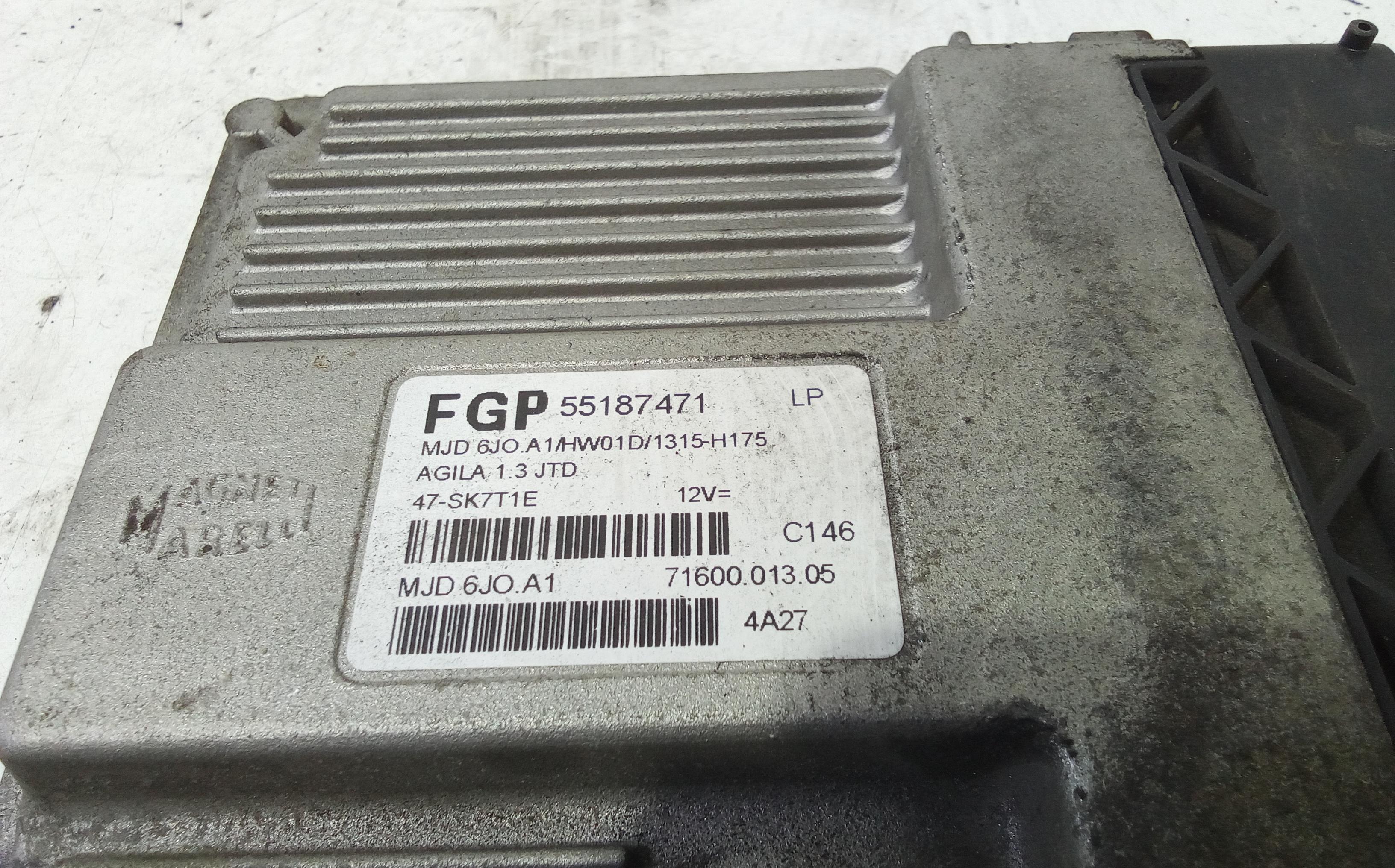 Centralina motore OPEL Agila 1 Serie