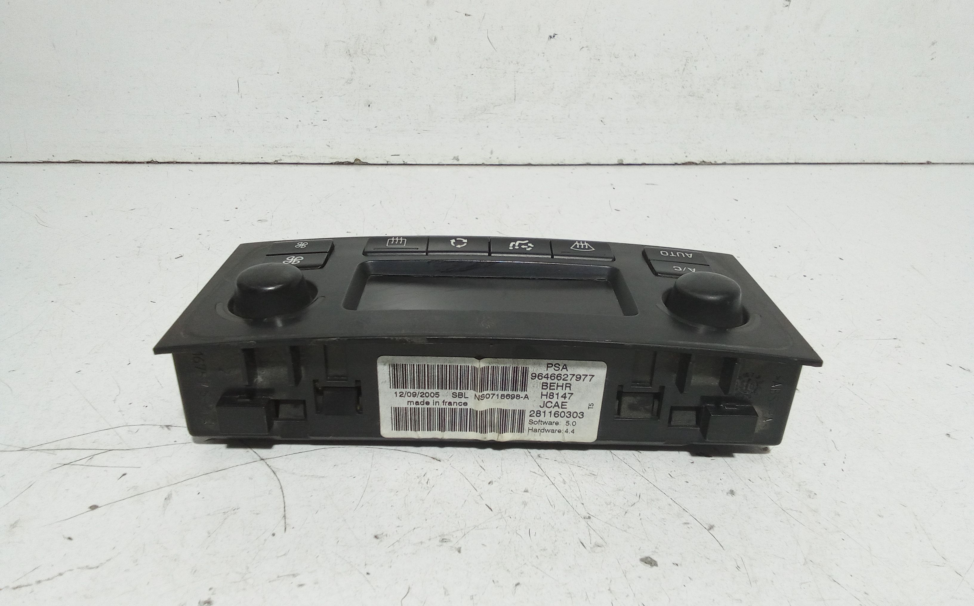 Comandi Clima PEUGEOT 307 S. Wagon 2 Serie