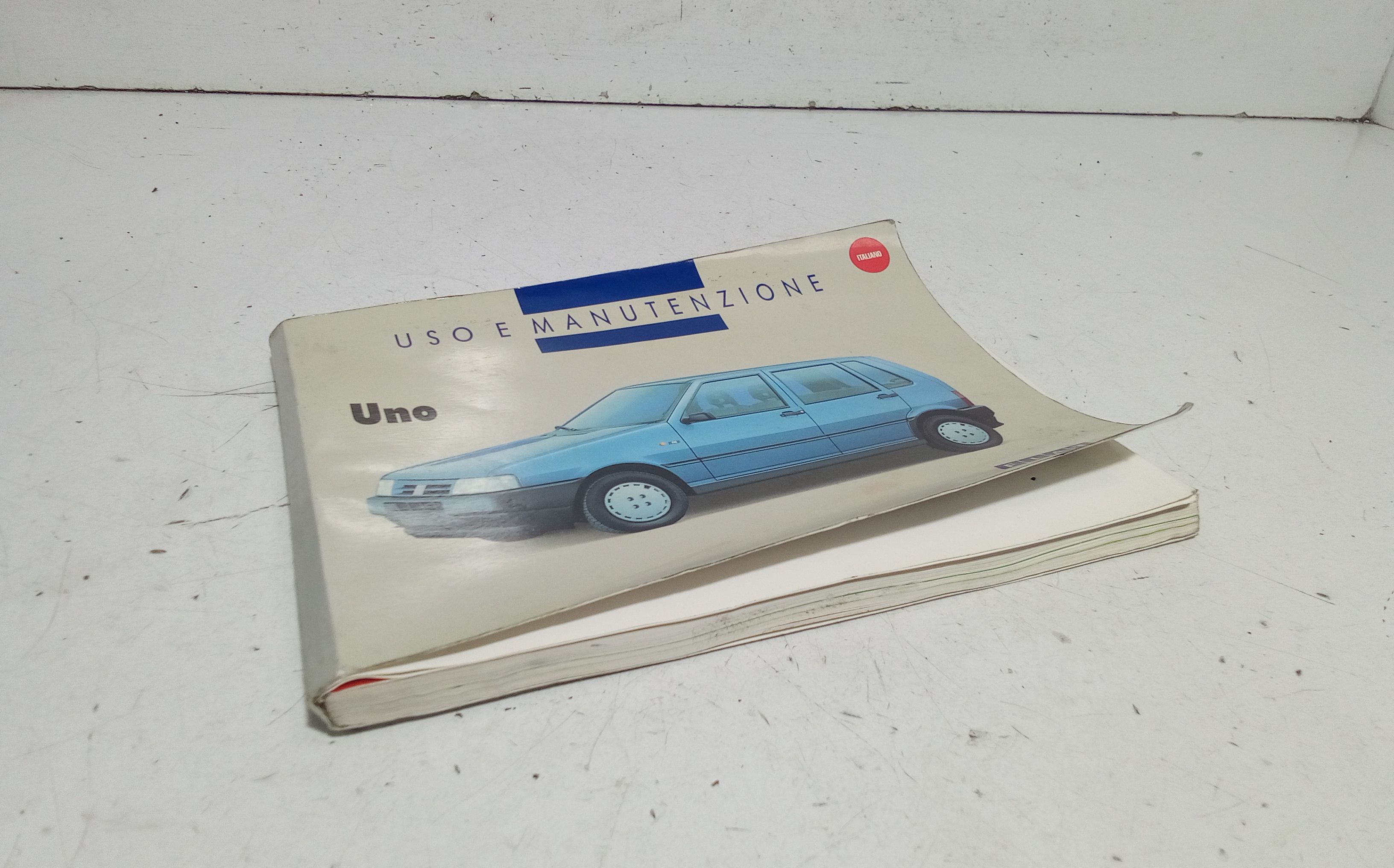 Libretto uso e manutenzione FIAT Uno 2 Serie