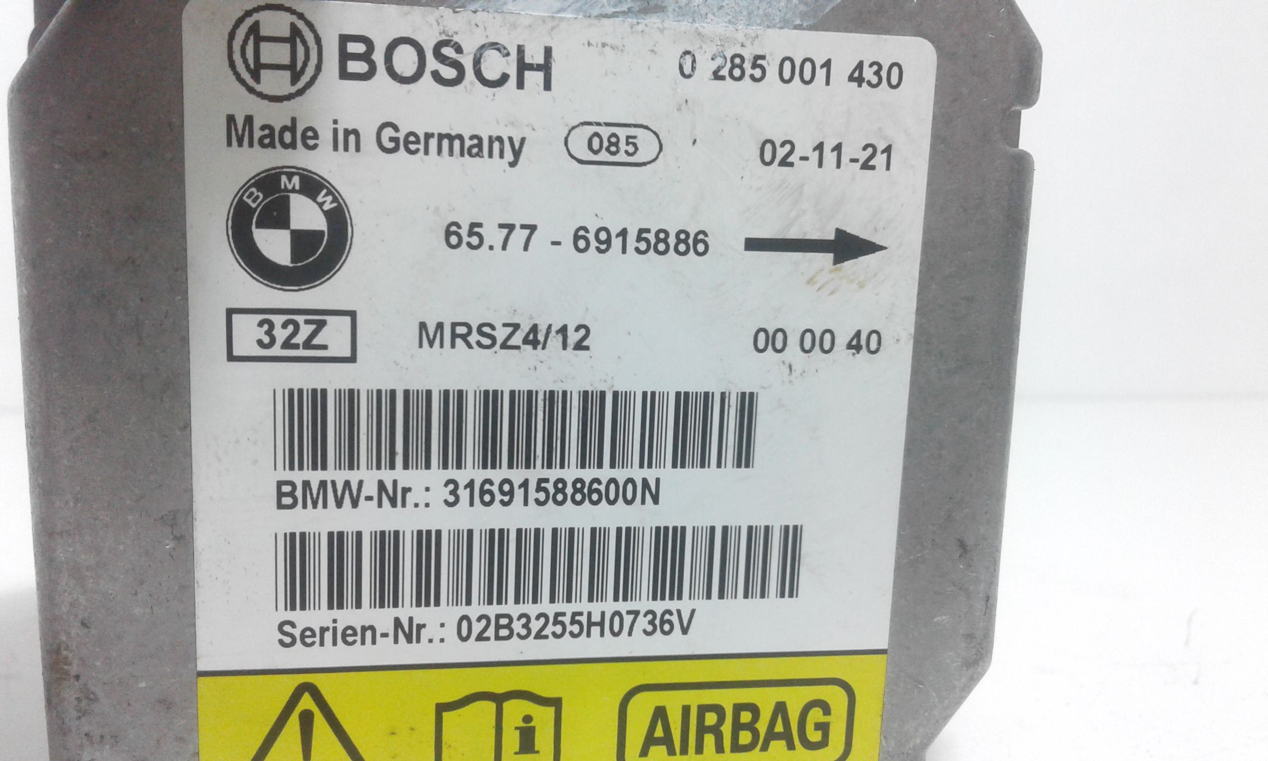 Centralina Airbag MINI Cooper 1  Serie