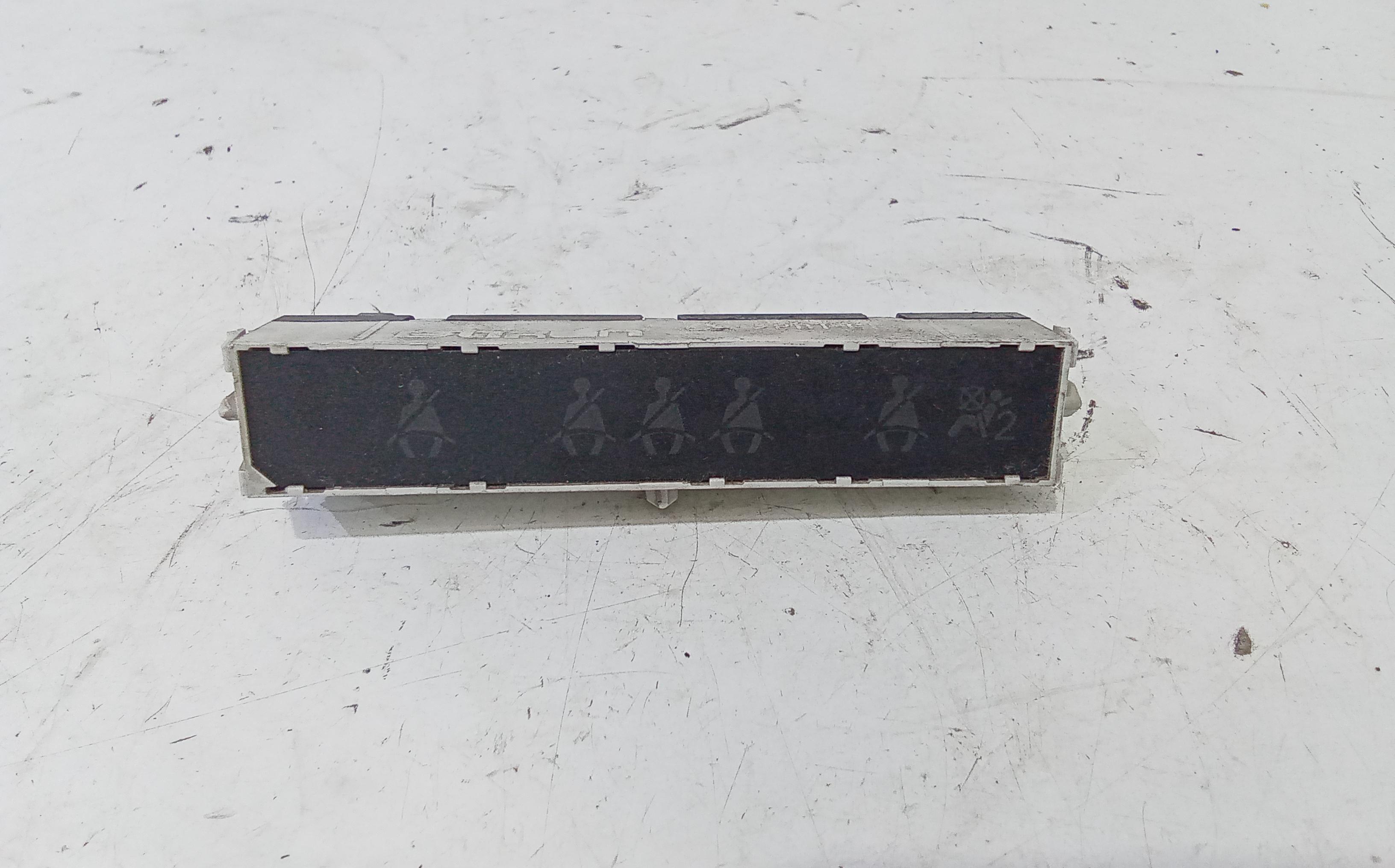 Display segnalazione cinture di sicurezza PEUGEOT 207 1 Serie