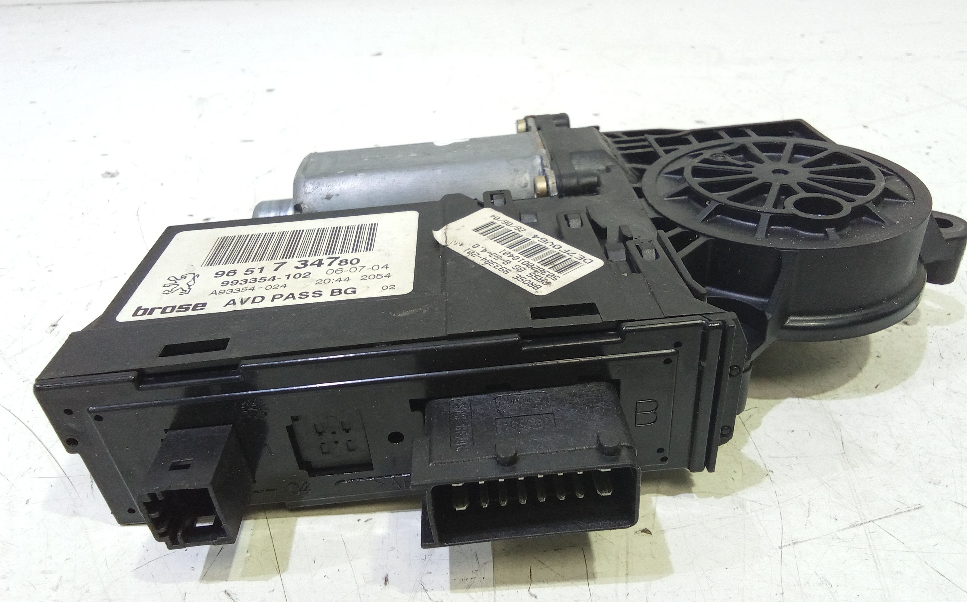 Motorino Alzavetro anteriore destra PEUGEOT 307 Berlina