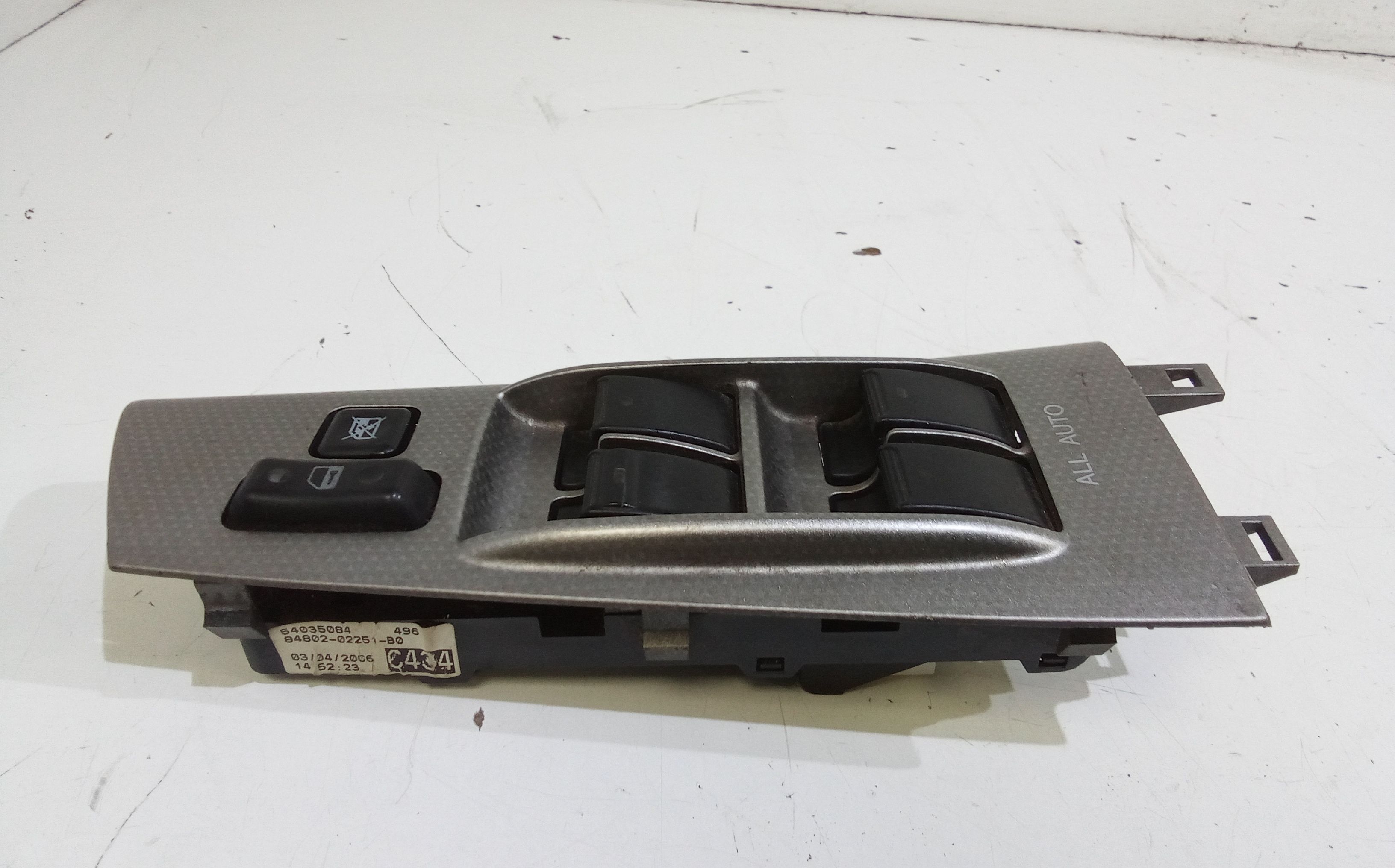 Pulsantiera anteriore sinistra Guida TOYOTA Corolla Berlina 3 Serie 3-5P