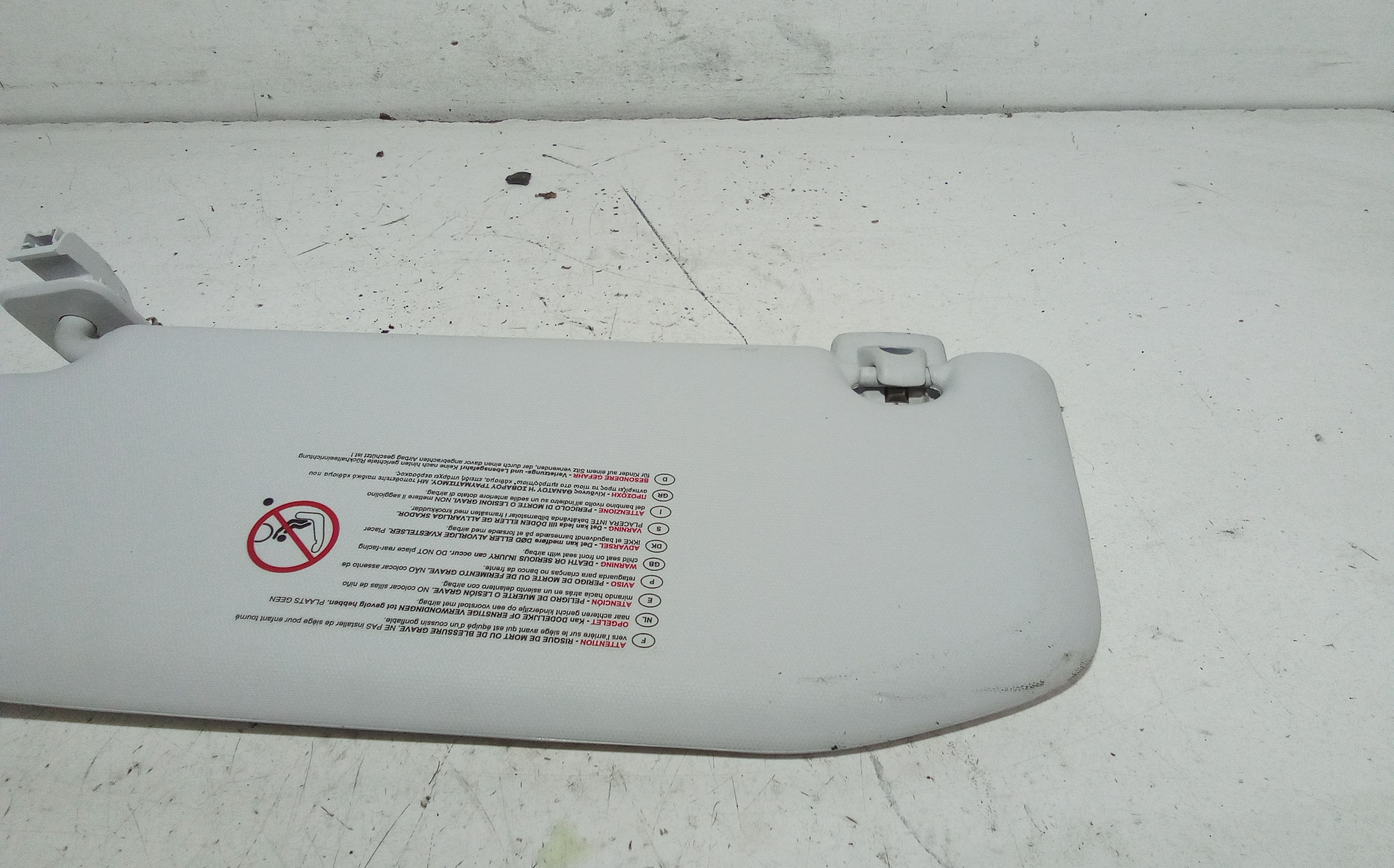 Parasole aletta Lato Passeggero PEUGEOT 208 Serie (12>19)