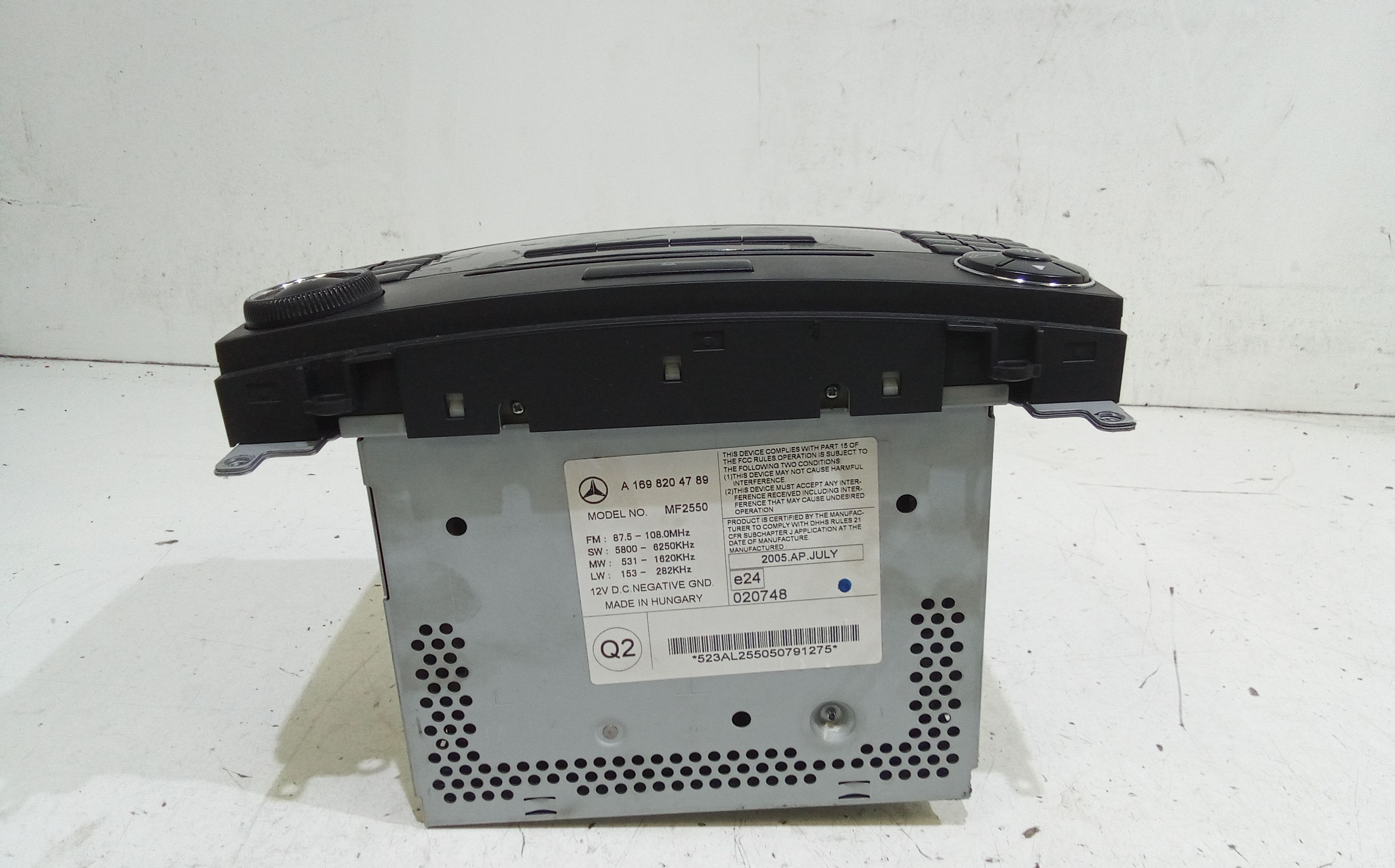 Autoradio MERCEDES Classe A W169 3 Serie