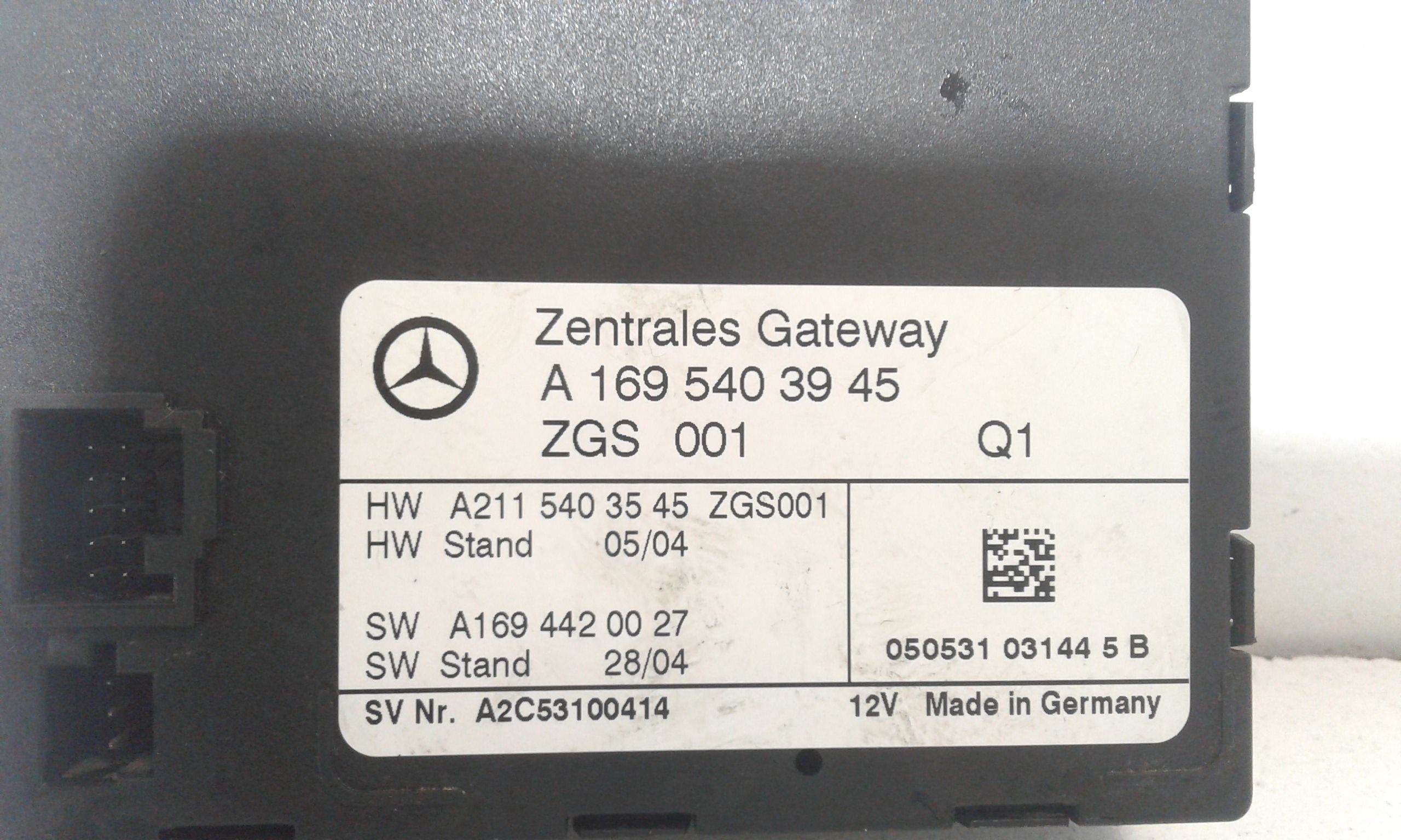 Centralina Gateway MERCEDES Classe A W169 3 Serie