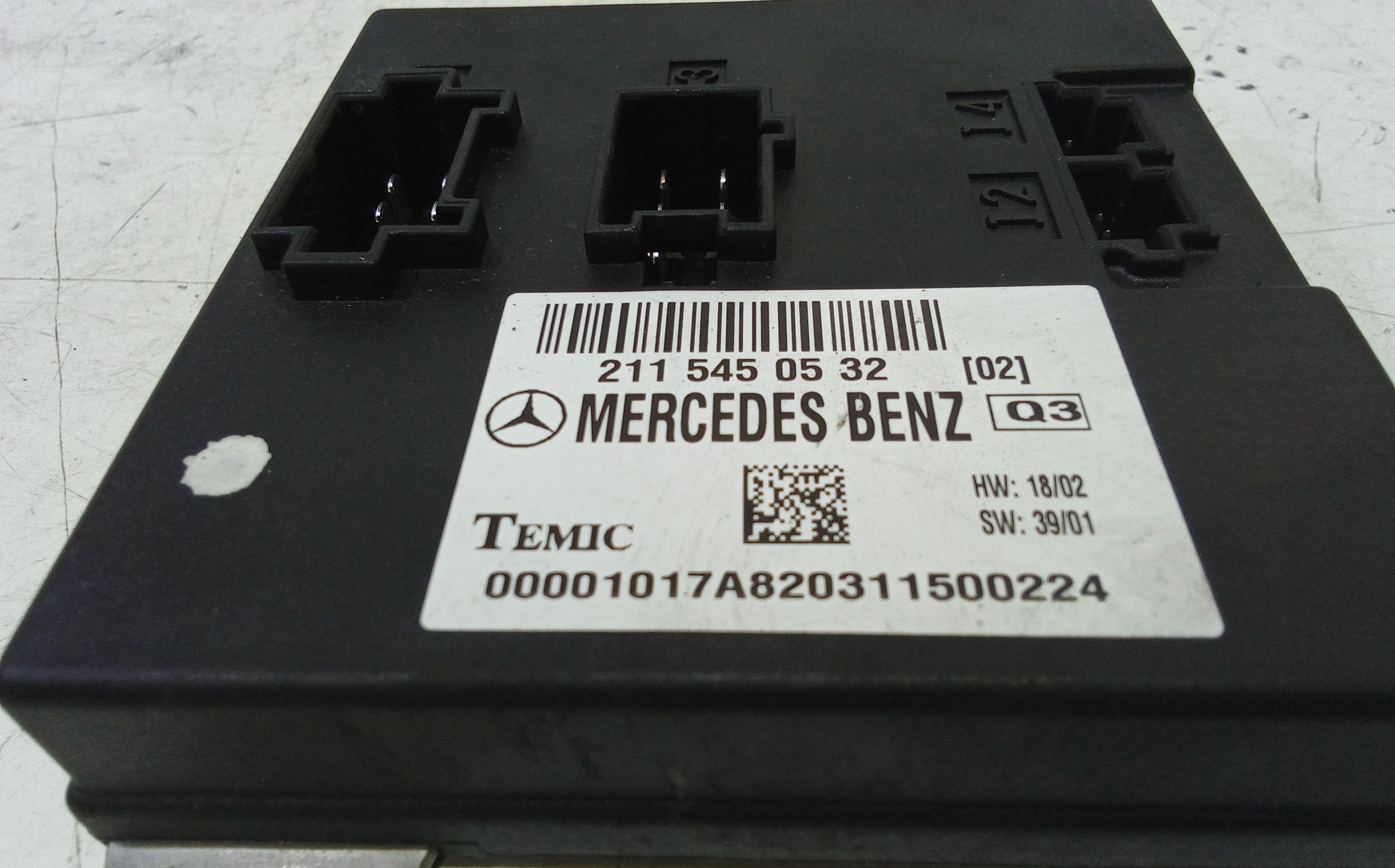 Centralina Modulo di controllo MERCEDES Classe E S. Wagon W211