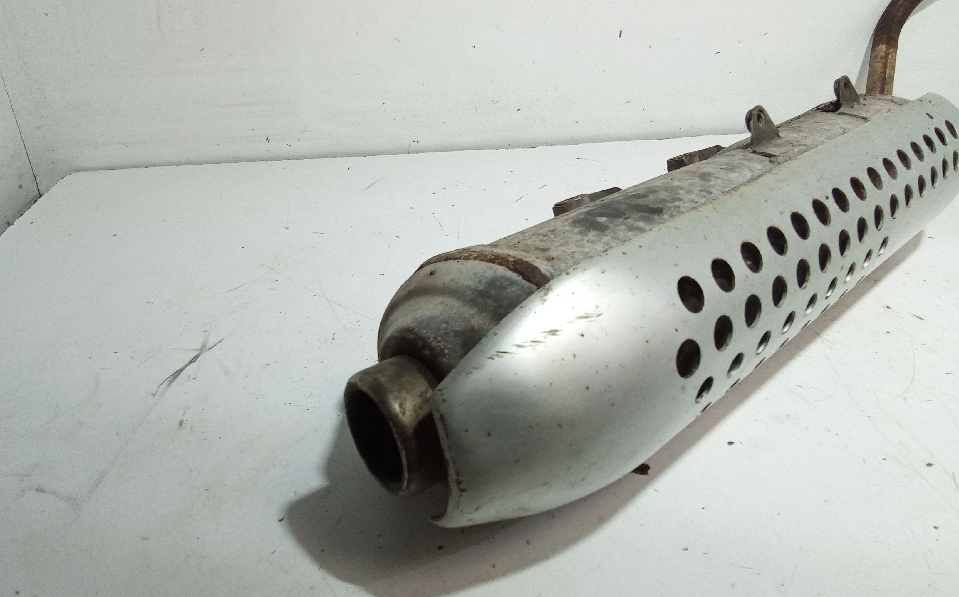 Marmitta completa di terminale scarico Aprilia Scarabeo 200cc (03>07)