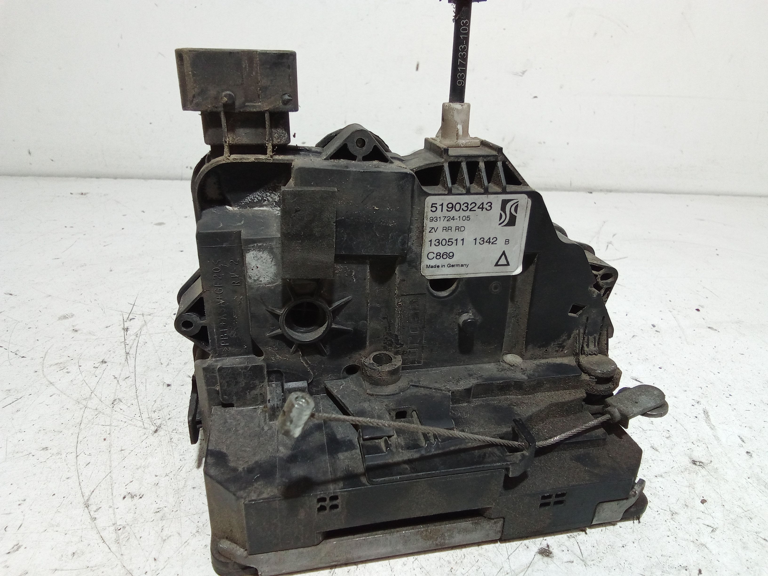 Serratura Posteriore destra FIAT Punto EVO