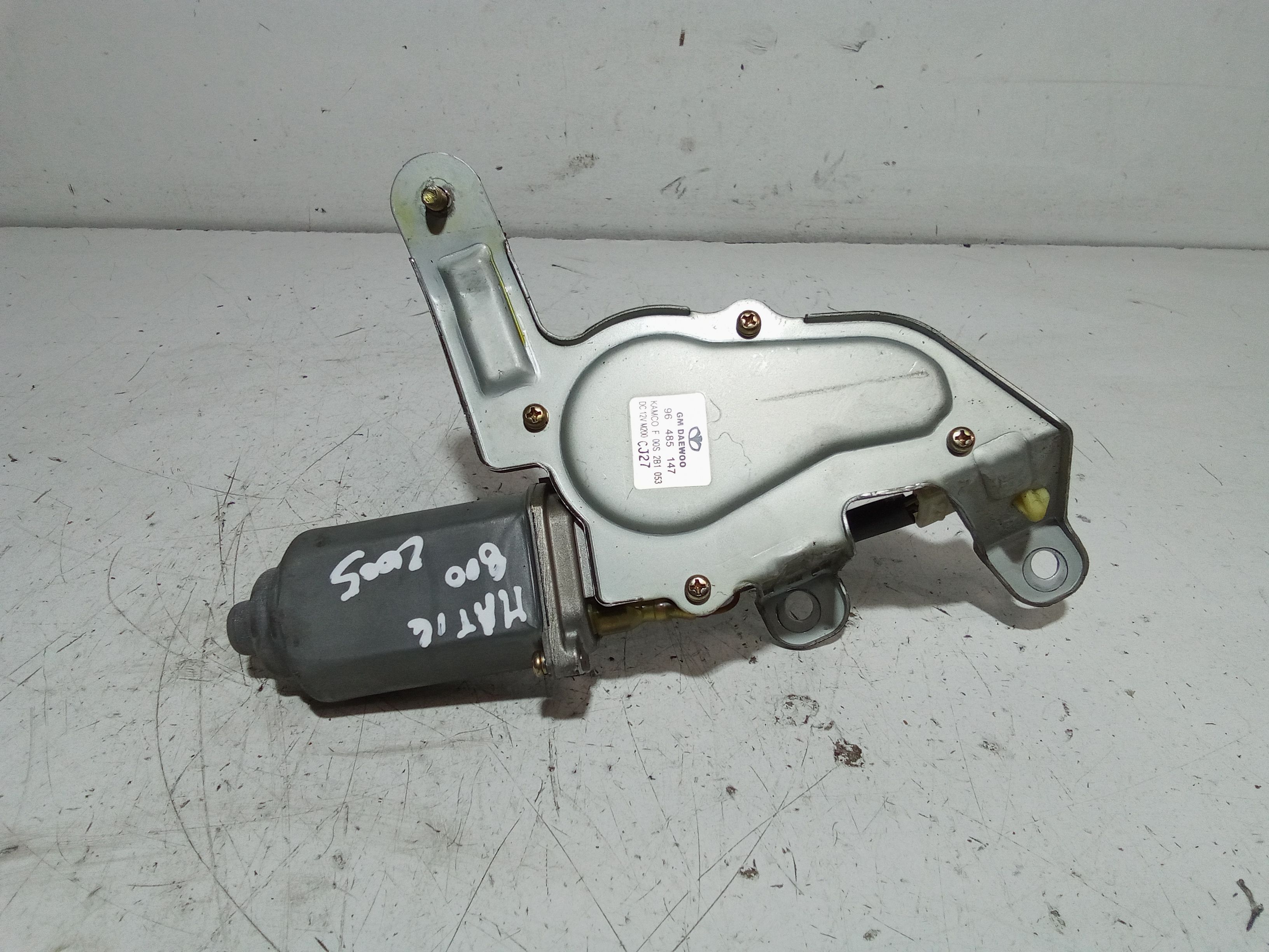 Motorino Tergicristallo Posteriore CHEVROLET Matiz 3 Serie