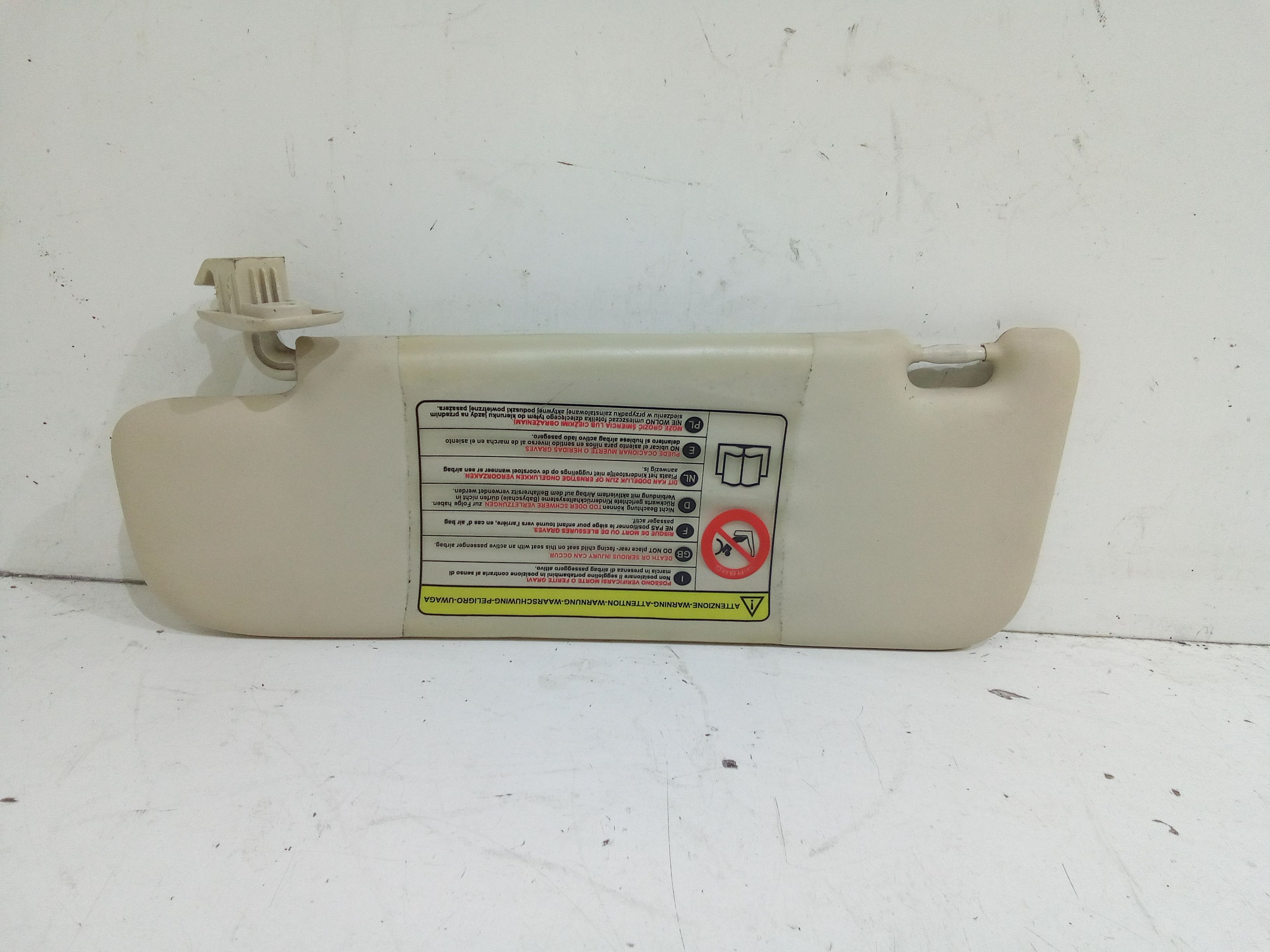 Parasole aletta Lato Passeggero FIAT 500 Serie (07>14)