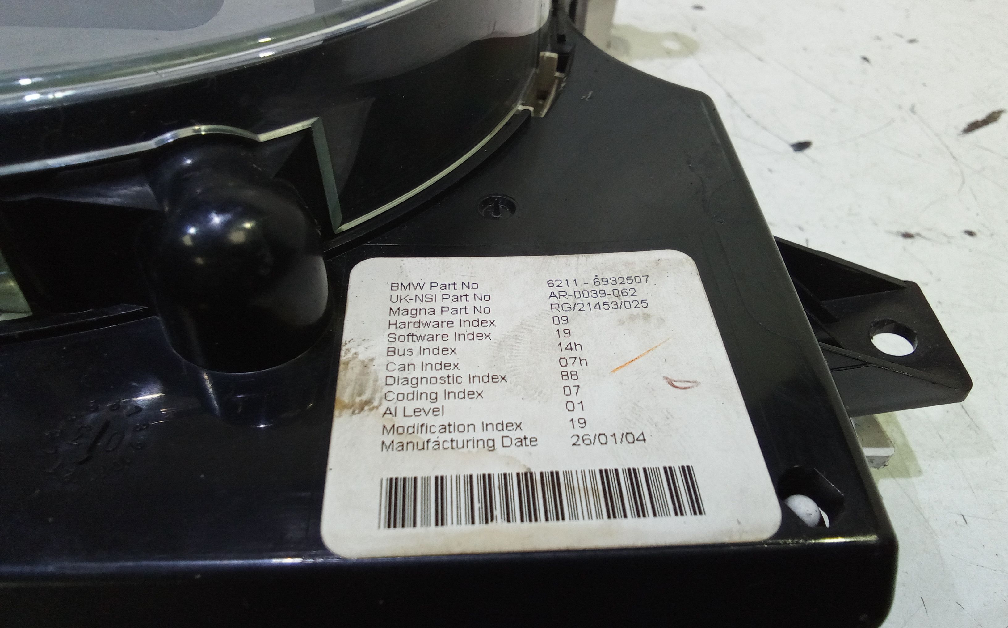 Quadro Strumenti MINI Cooper 1  Serie