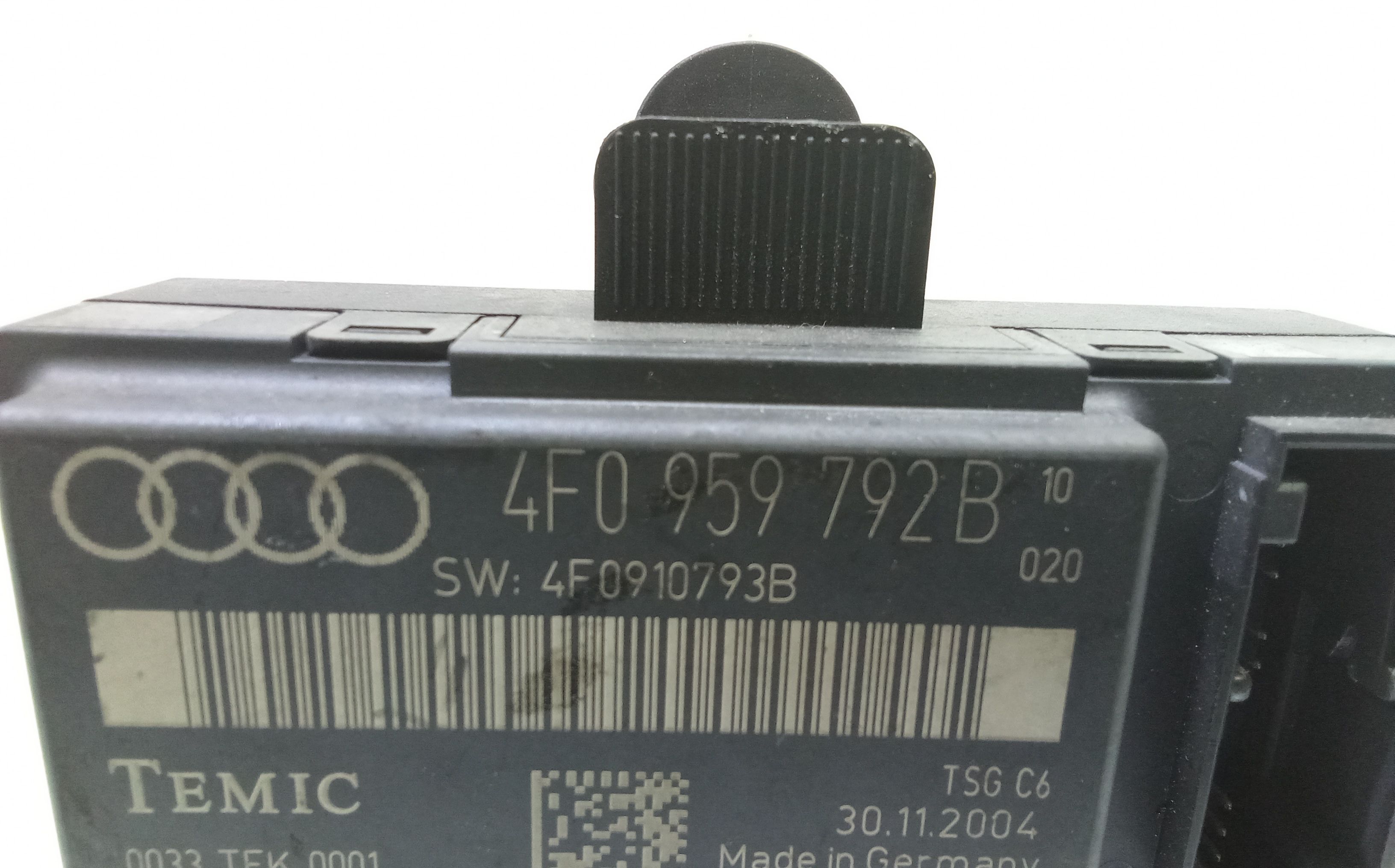 Centralina porta DX passeggero AUDI A6 Avant Serie C6 (4F5) (04>12)