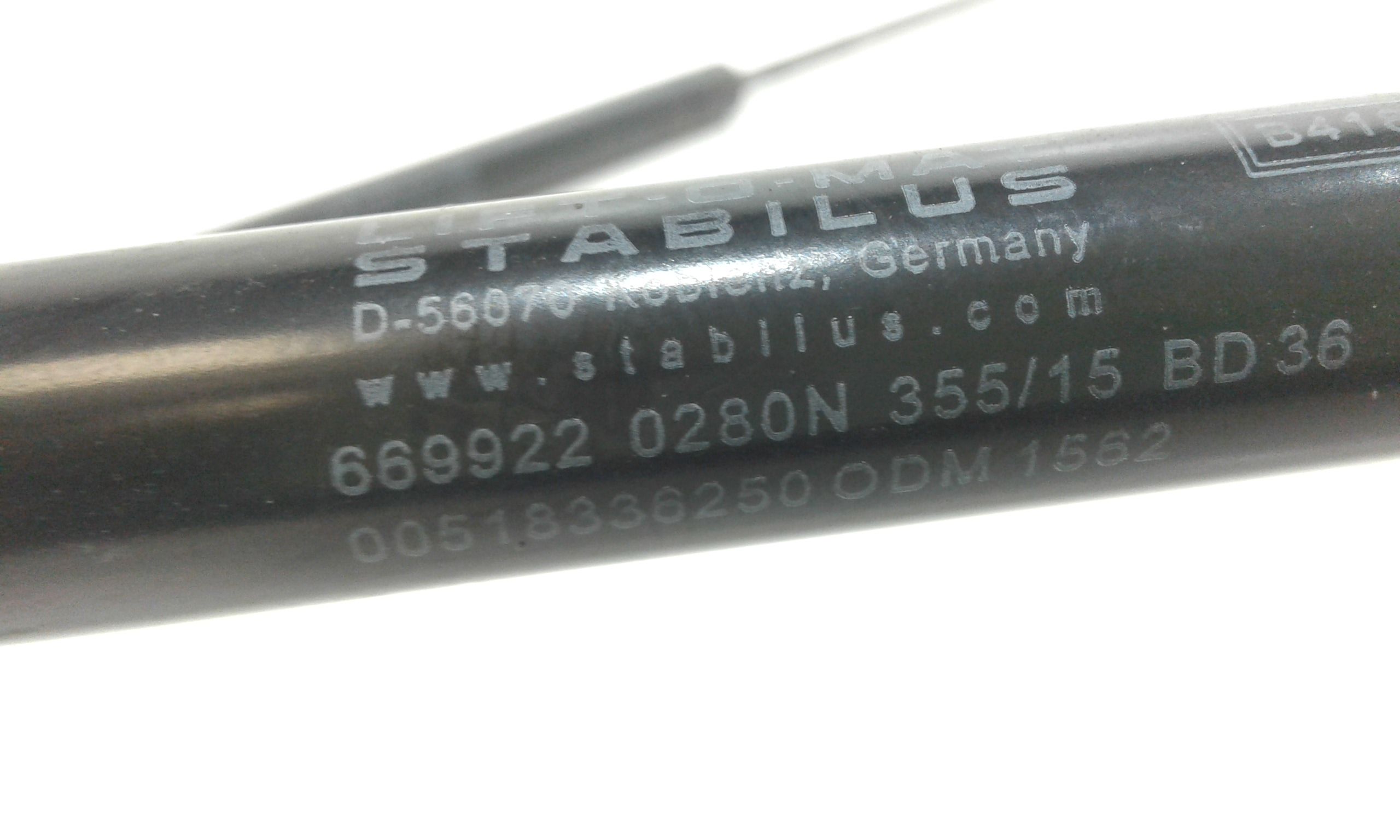 Pistoncini cofano Post. LANCIA Ypsilon 4 Serie