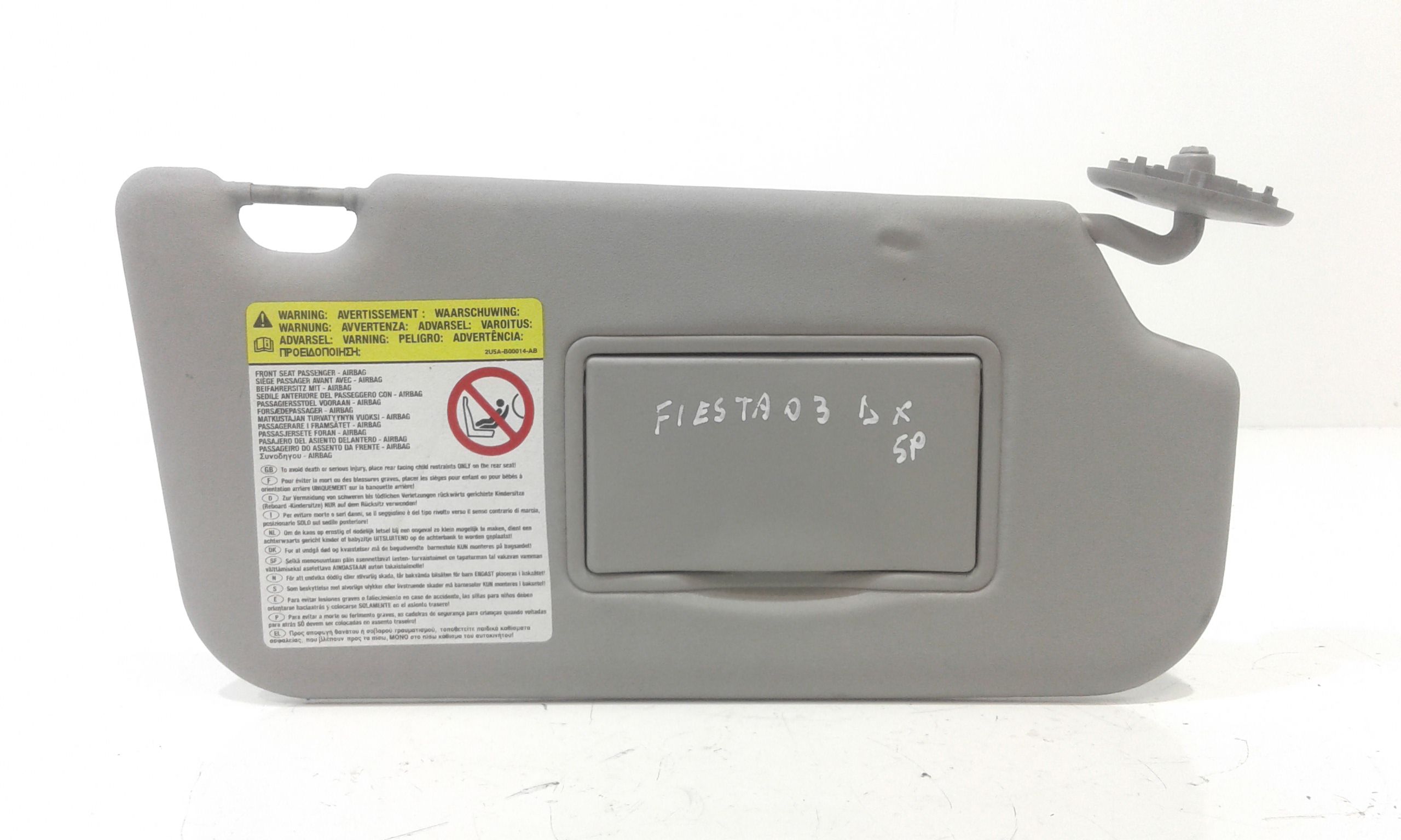 Parasole aletta Lato Passeggero FORD Fiesta 4 Serie