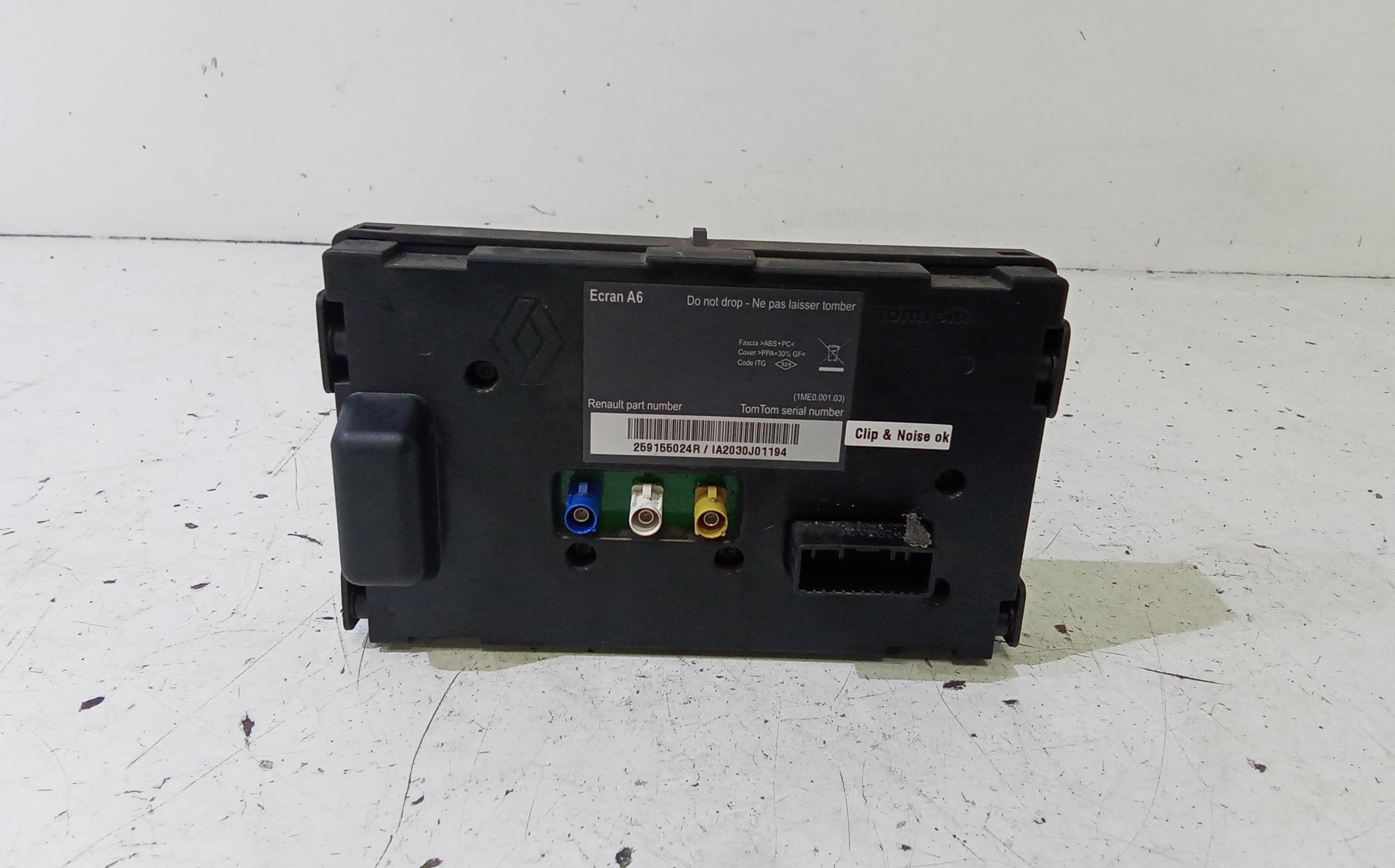 Schermo display navigatore solo schermo RENAULT Clio Serie (08>15)