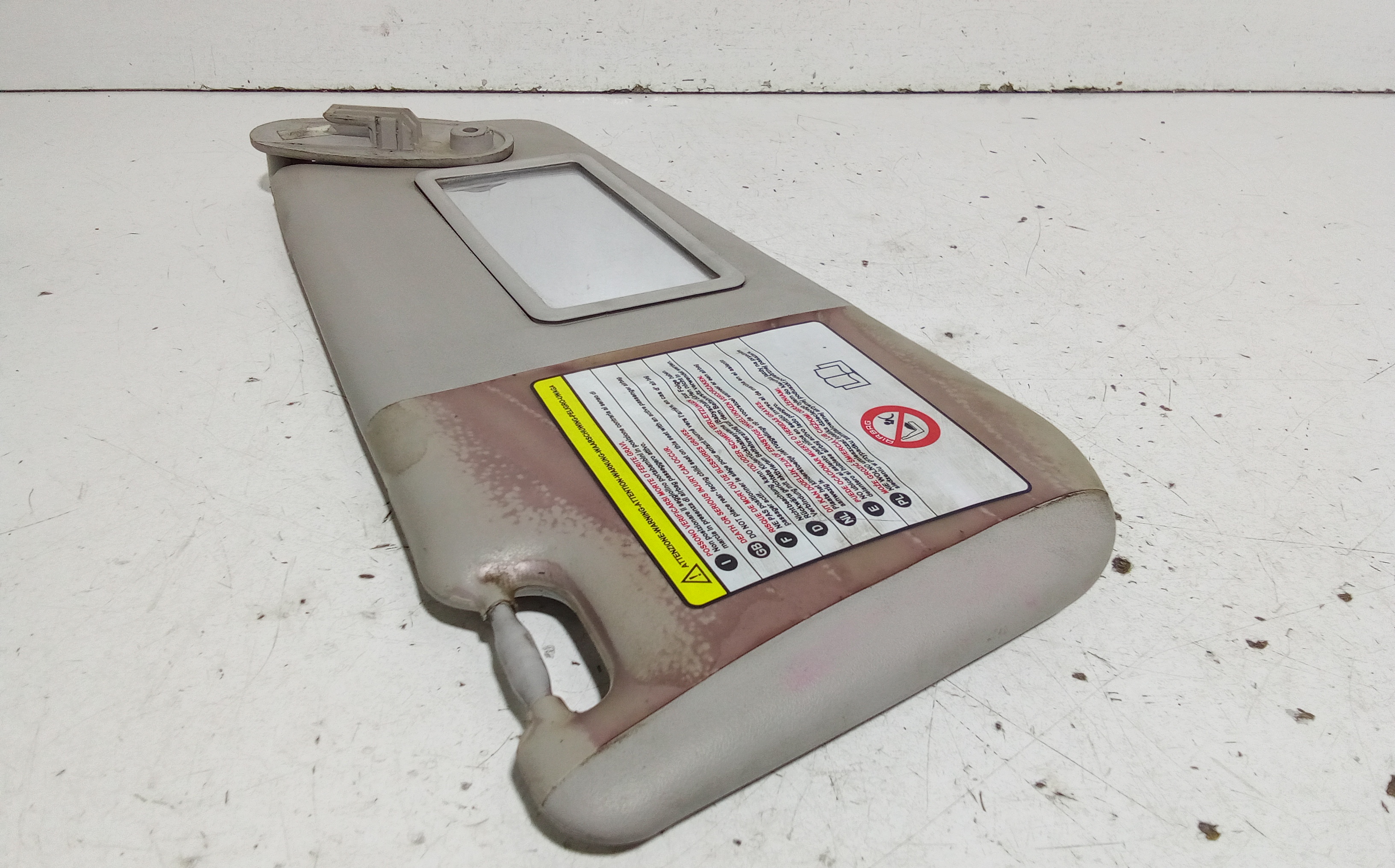 Parasole aletta Lato Passeggero per Fiat Punto Berlina 3p 2 Serie (1999 - 2003)