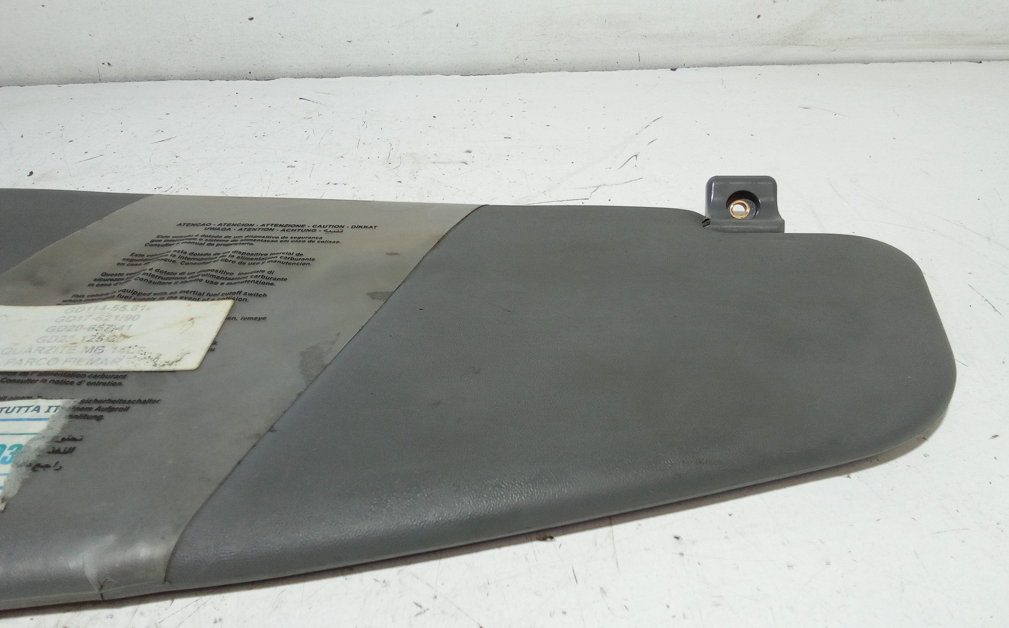 Parasole aletta anteriore Lato Guida per Fiat Dobl 1 Serie