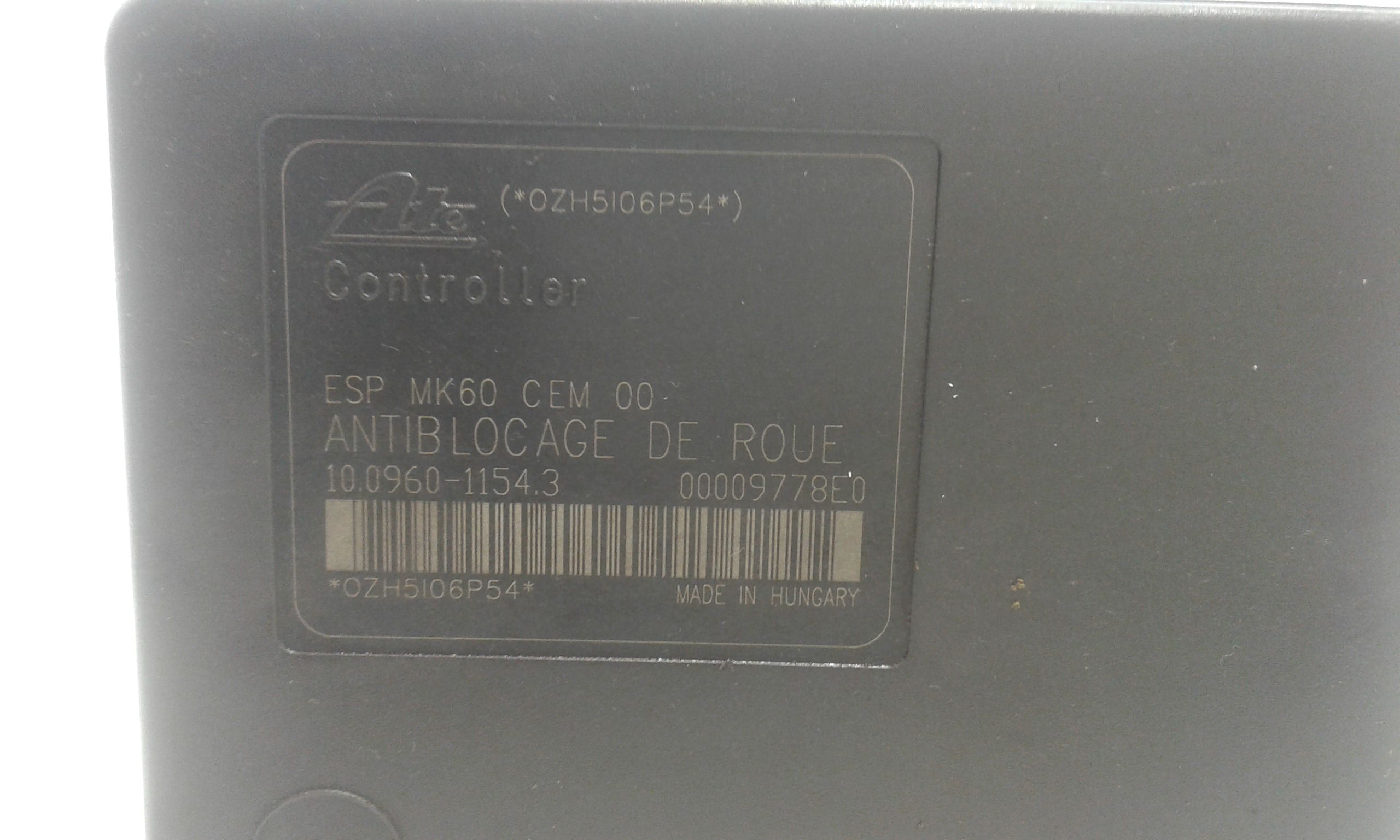 ABS PEUGEOT 1007 1 Serie