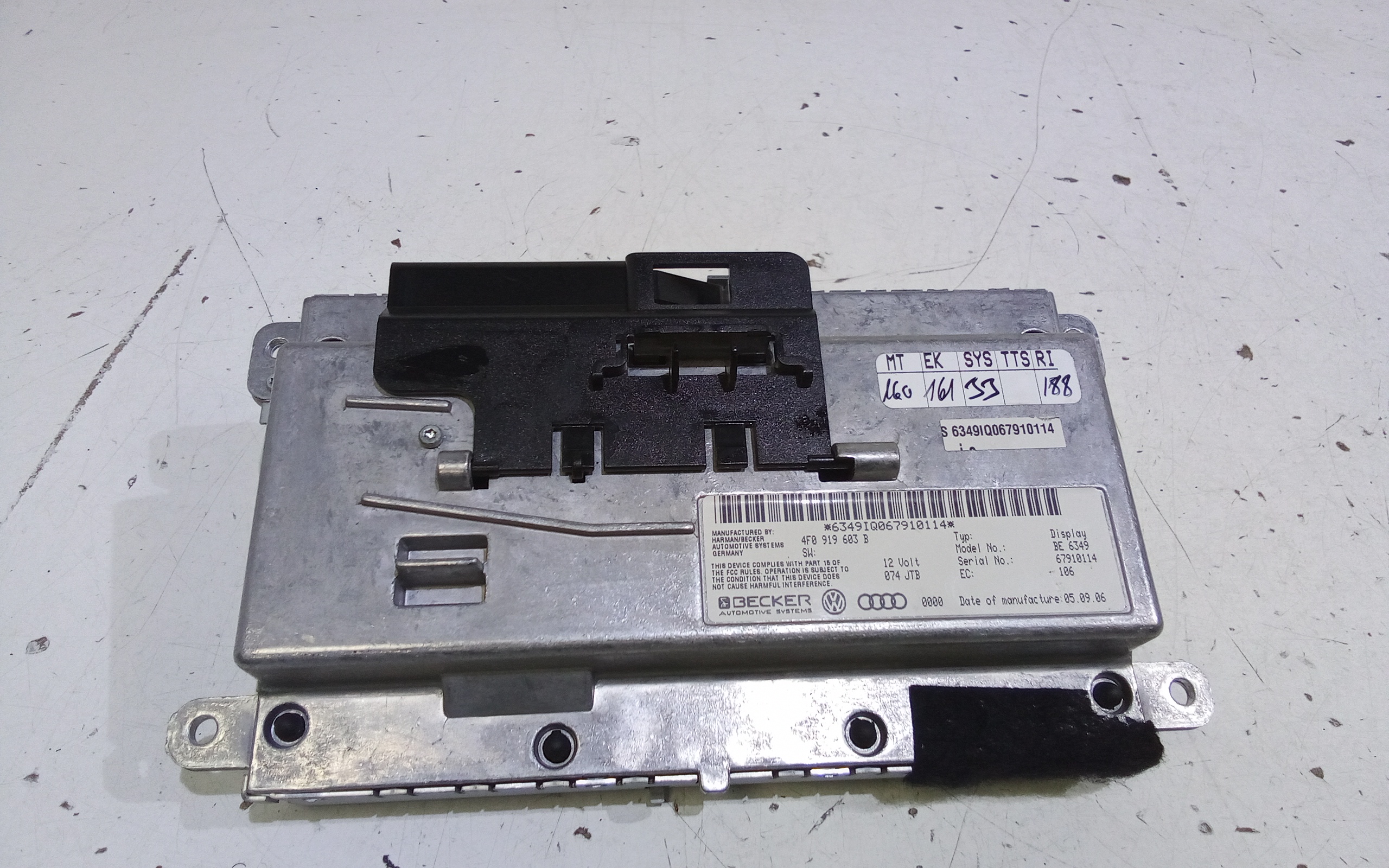 Navigatore per Audi A6 Allroad Serie C6 (4fh) (06>12) (2006 - 2012)