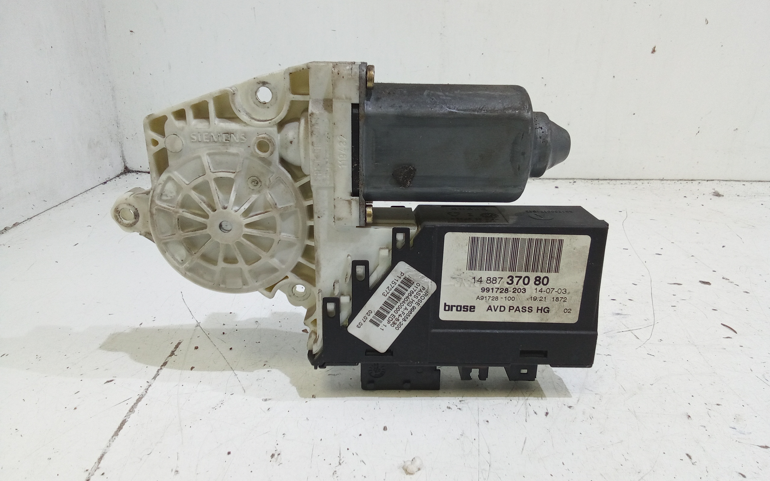 Motorino Alzavetro anteriore destra per Fiat Ulysse 3 Serie (2002 - 2008)