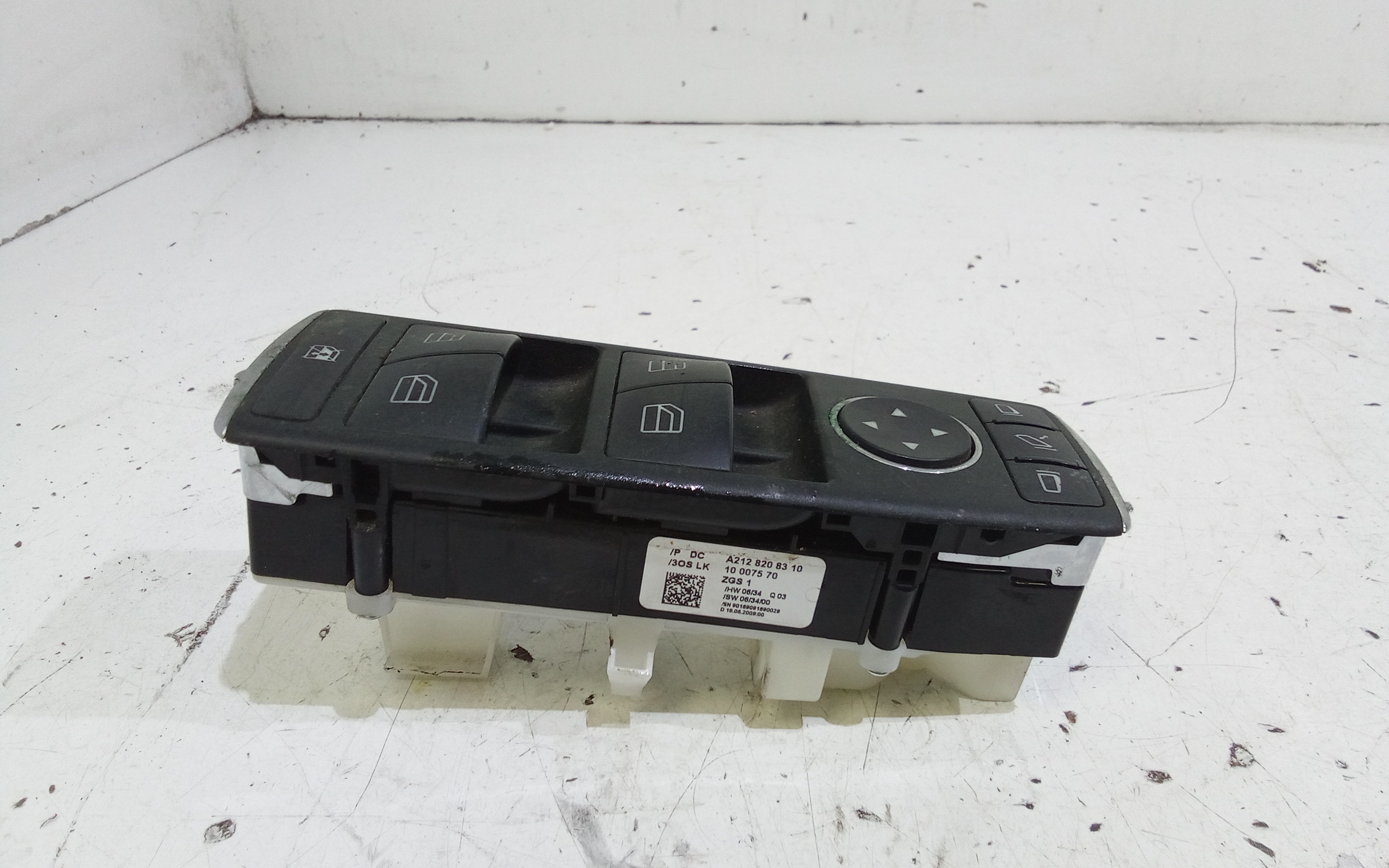 Pulsantiera anteriore sinistra Guida per Mercedes Classe C S. Wagon W204 (2007 - In produzione)