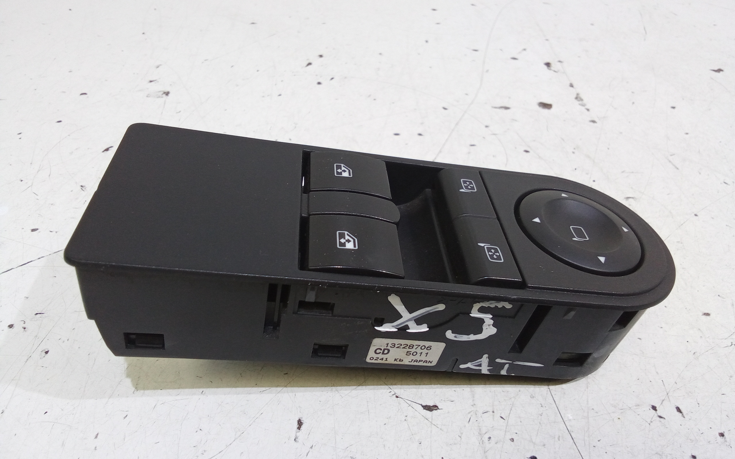 Pulsantiera anteriore sinistra Guida per Opel Zafira B 2 Serie (2008 - In produzione)