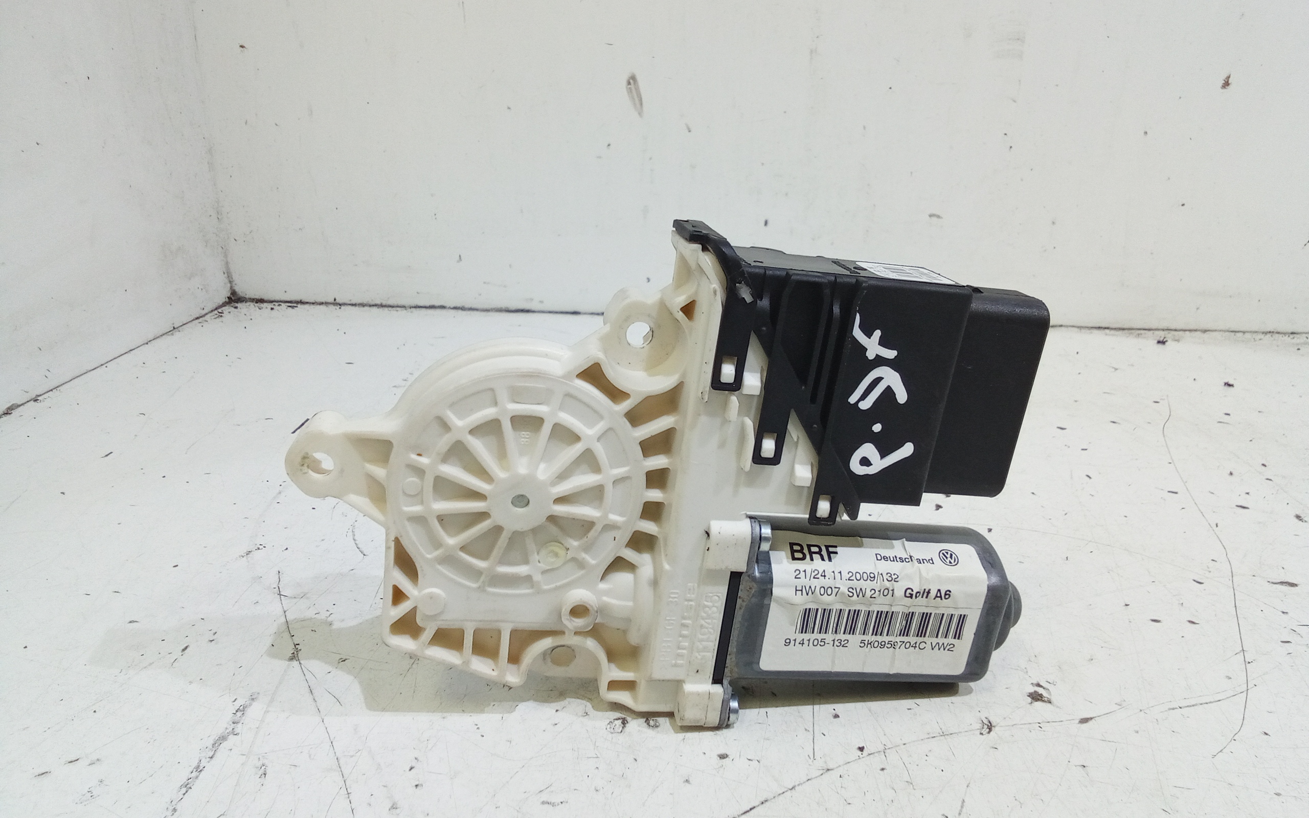 Motorino Alzavetro posteriore destra per Volkswagen Golf 6 Berlina (08>12) (2008 - 2012)