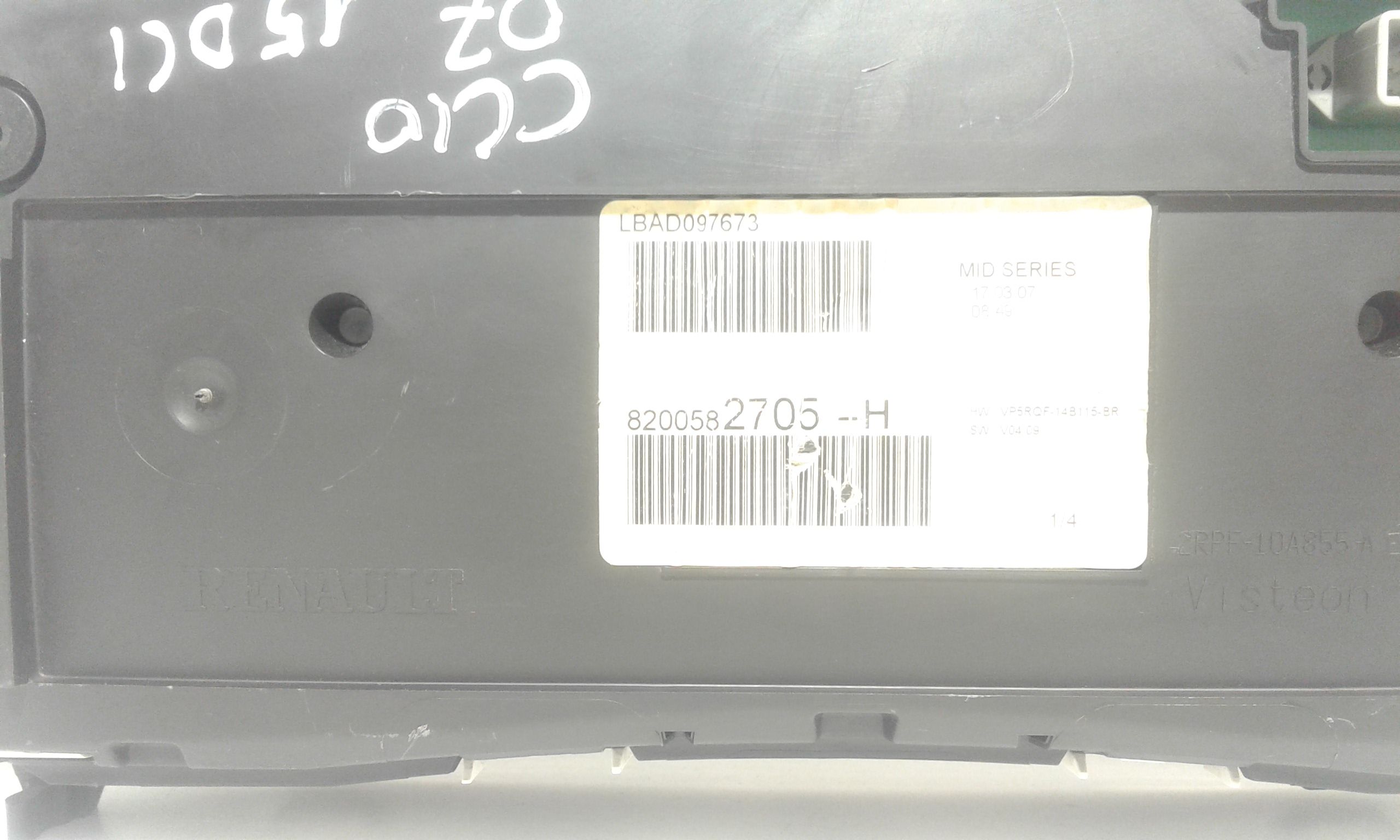 Quadro Strumenti RENAULT Clio Serie Restyling (01>10)