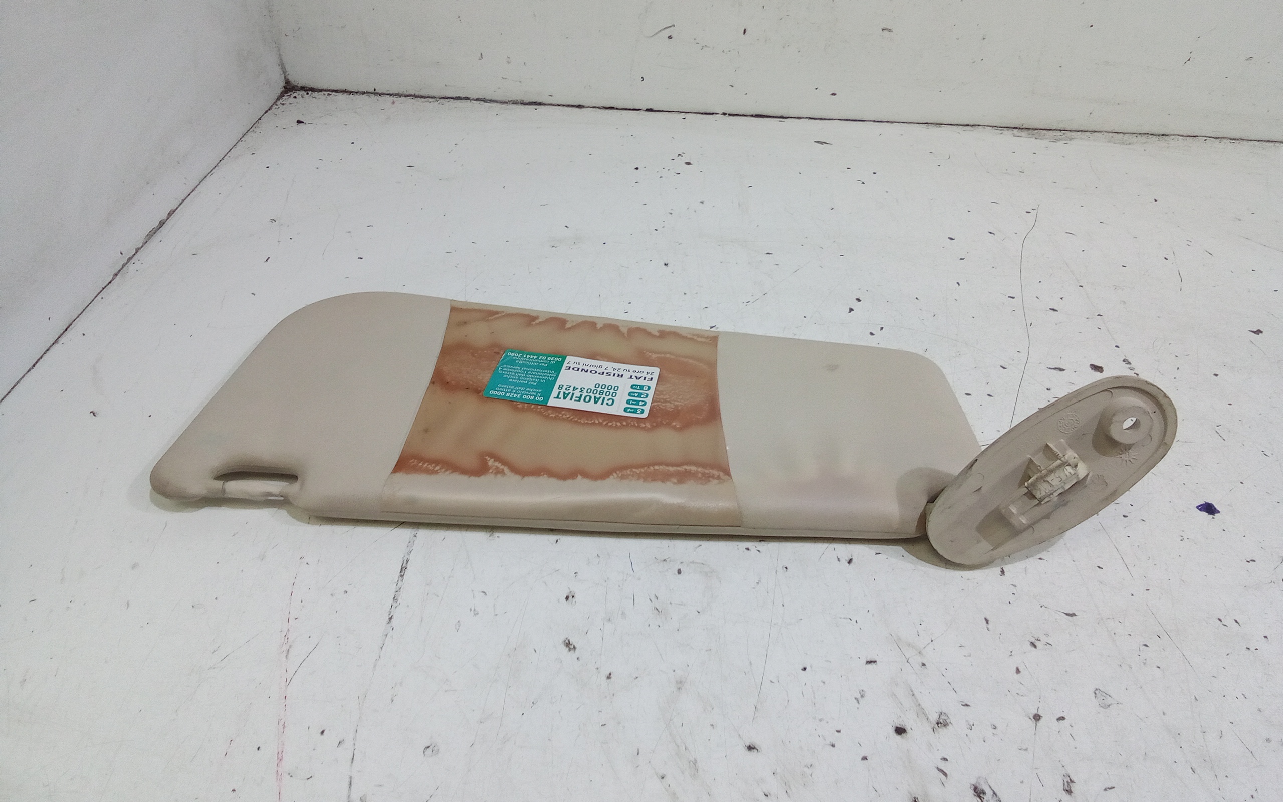 Parasole aletta anteriore Lato Guida per Fiat Grande Punto 3 Serie (2012 - In produzione)