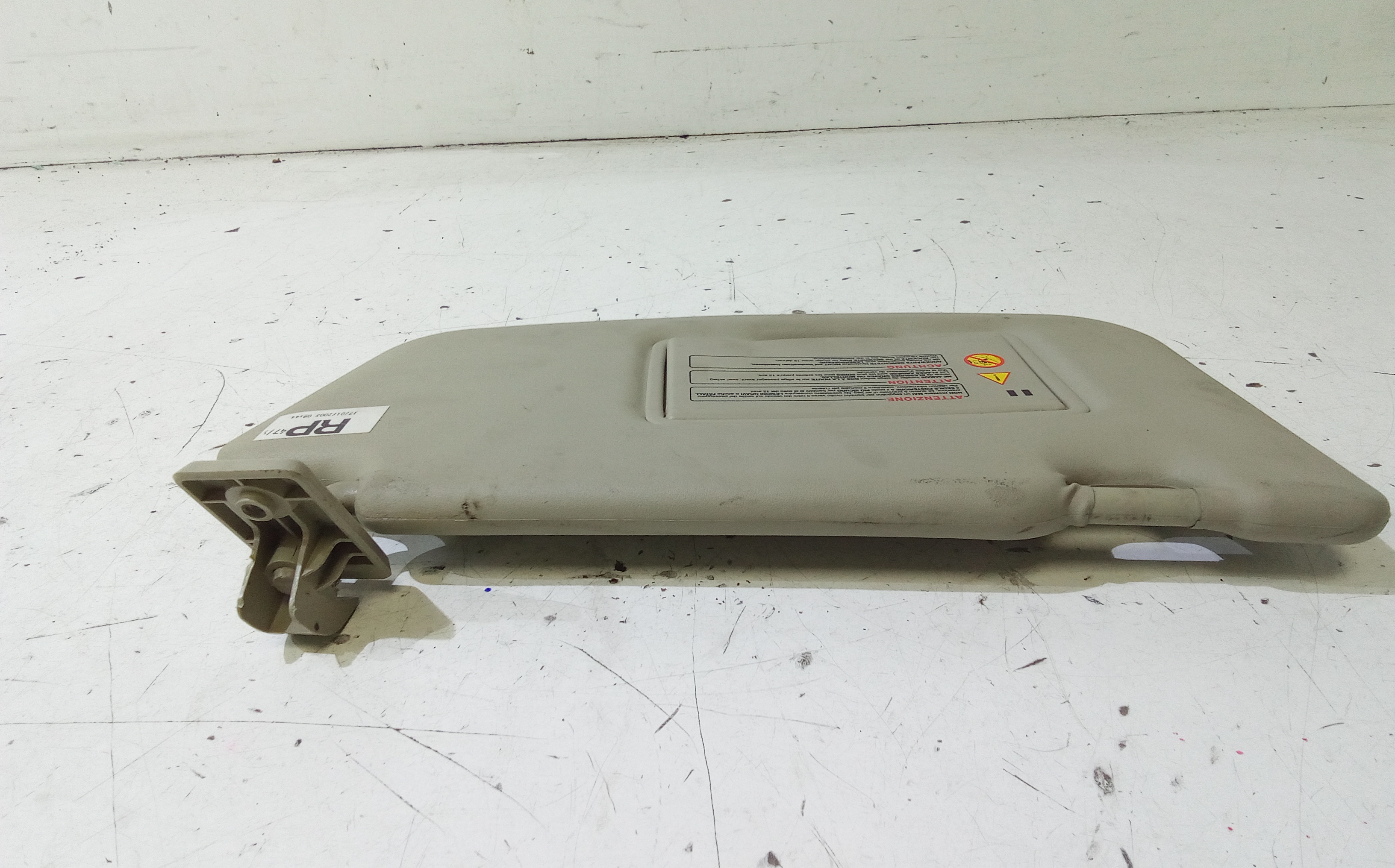 Parasole aletta Lato Passeggero per Nissan Micra 5 Serie (2005 - 2007)