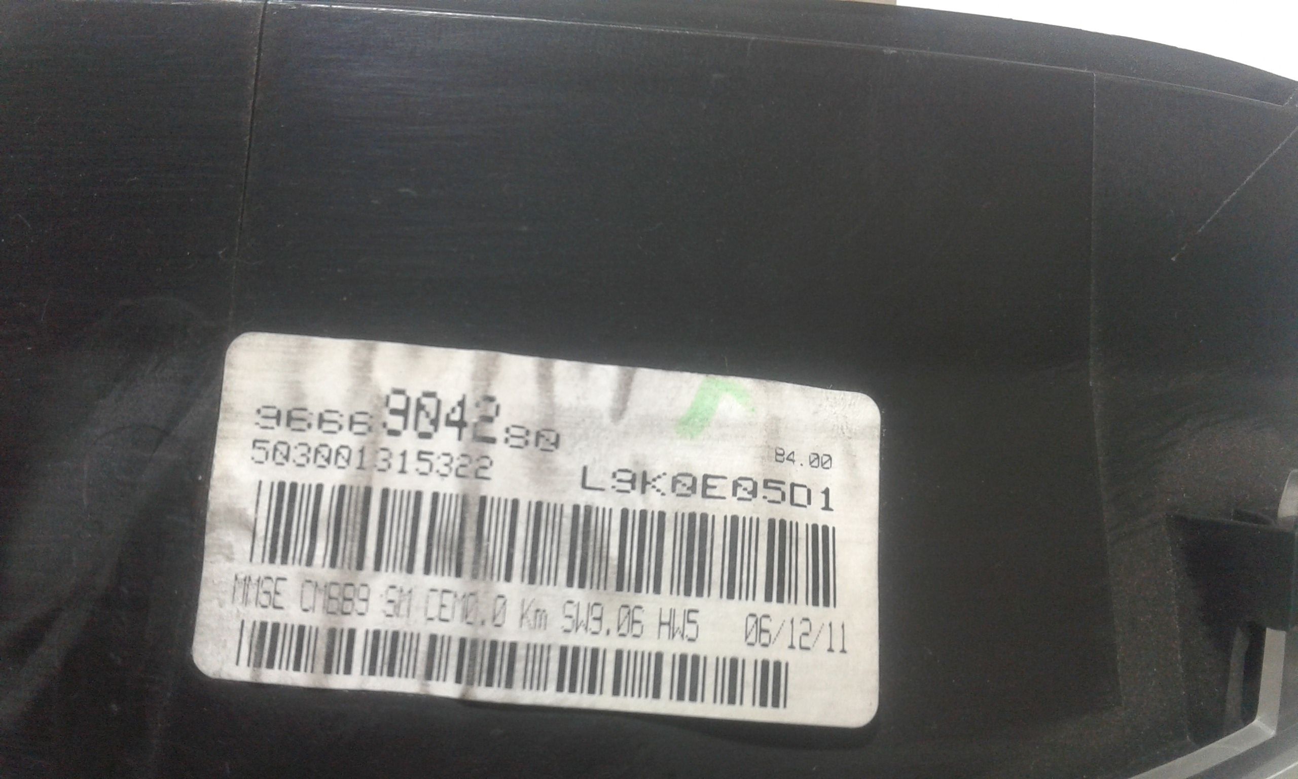 Quadro Strumenti PEUGEOT Partner 3 Serie