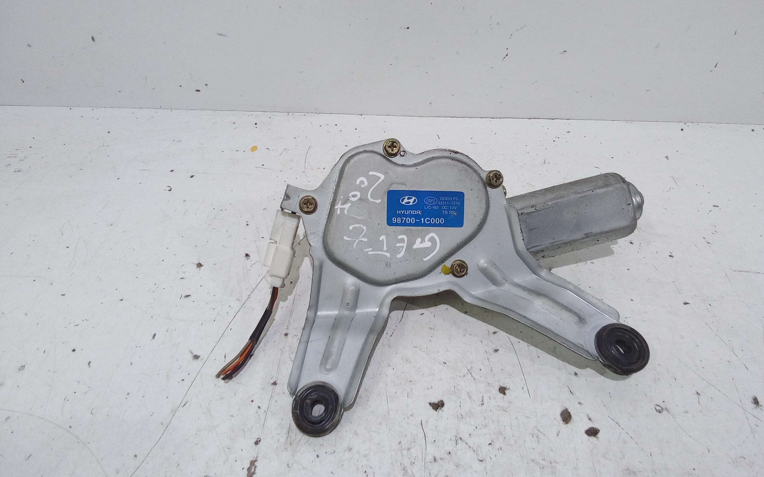 Motorino Tergicristallo Posteriore per Hyundai Getz 1 Serie (2002 - 2005)
