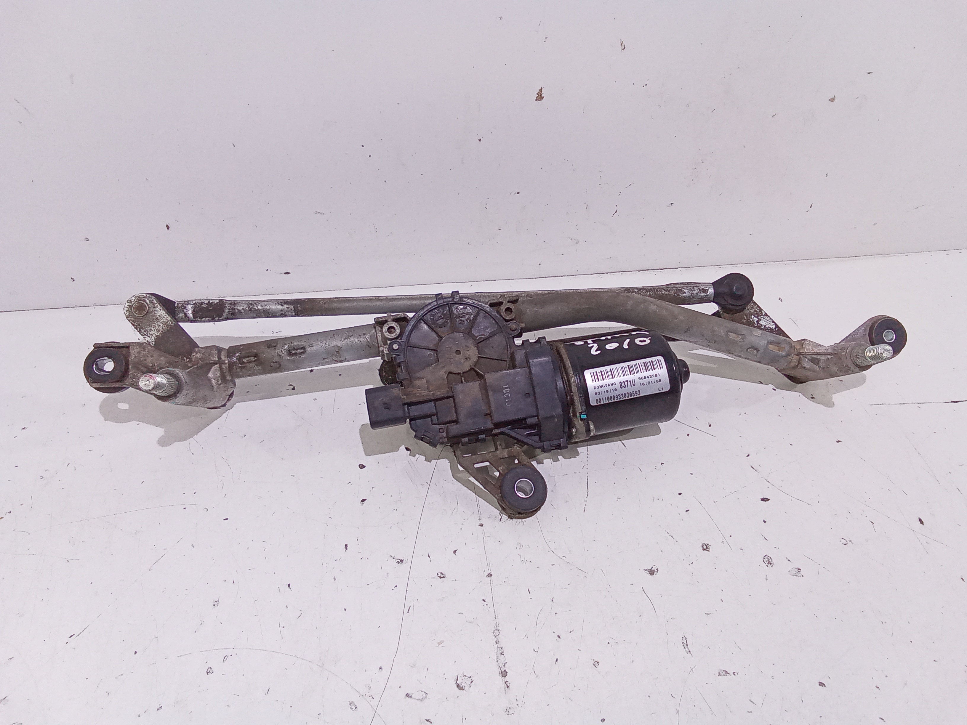 Motorino tergi ant completo di tandem per Chevrolet Spark 1 Serie (2009 - 2012)