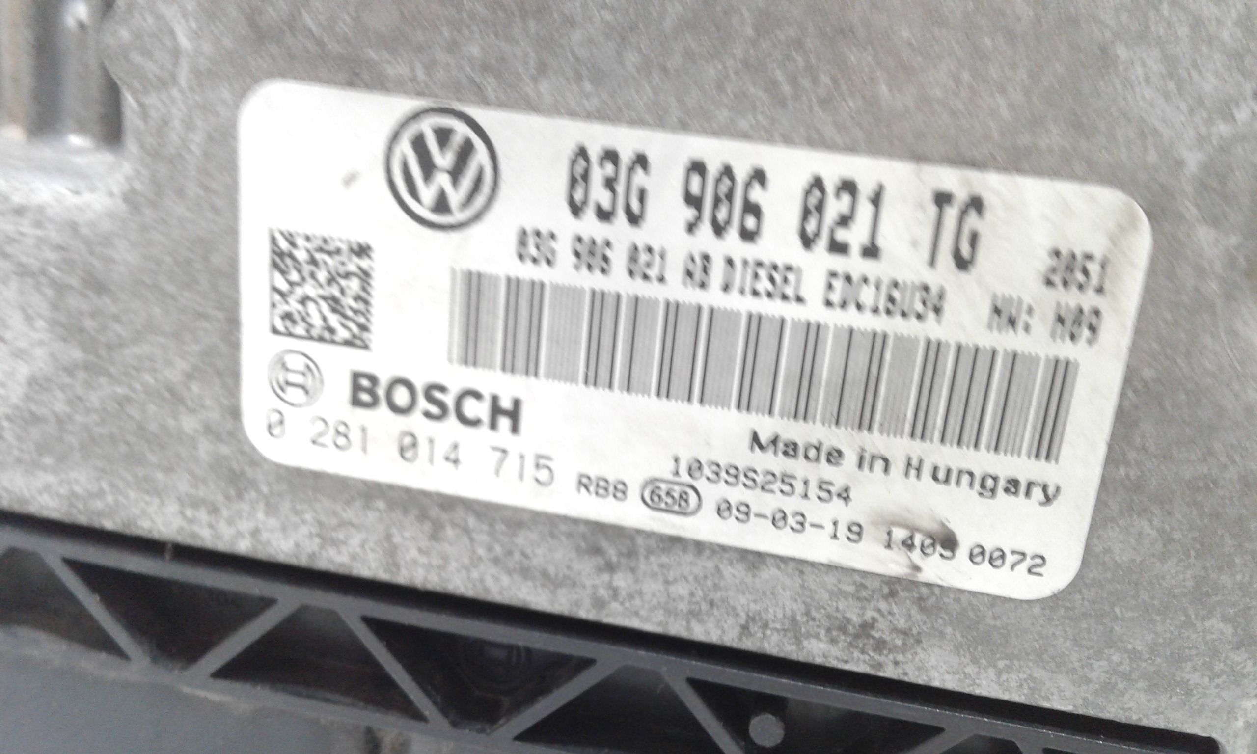 Centralina motore SKODA Octavia S. Wagon 4 Serie