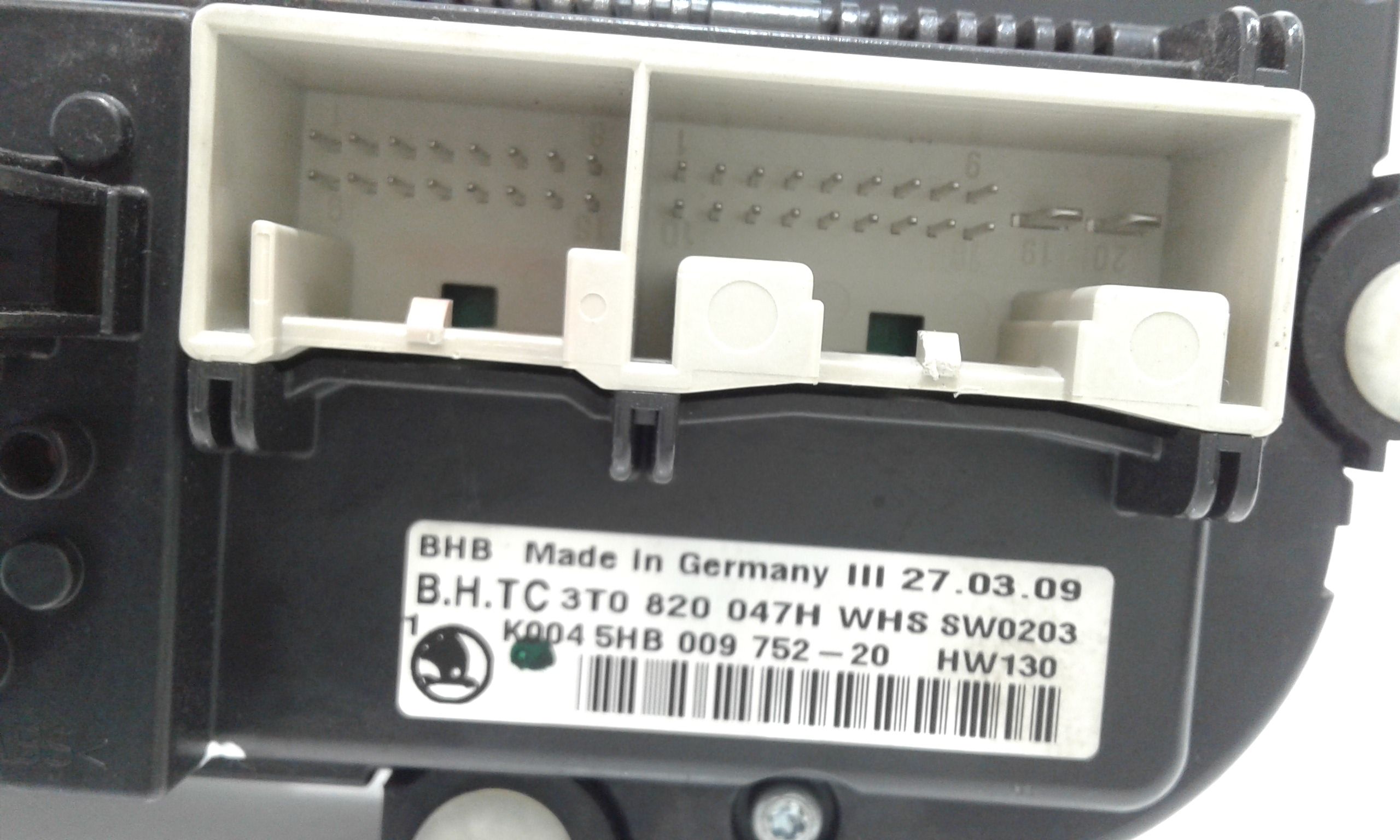 Comandi Clima SKODA Octavia S. Wagon 4 Serie