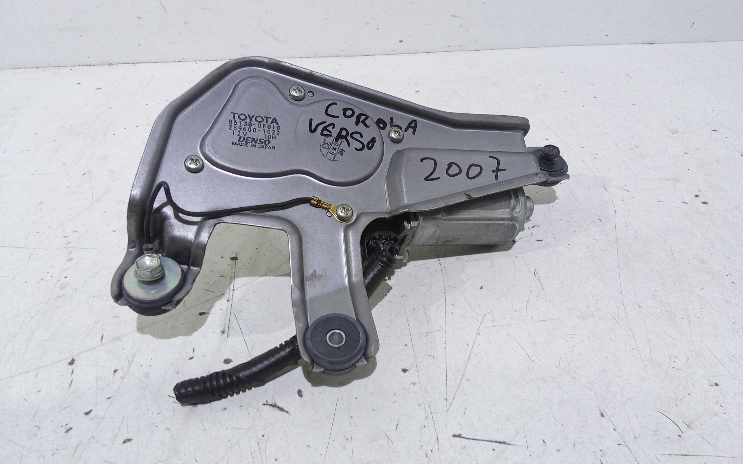 Motorino Tergicristallo Posteriore per Toyota Corolla Verso 2 Serie (2004 - 2009)