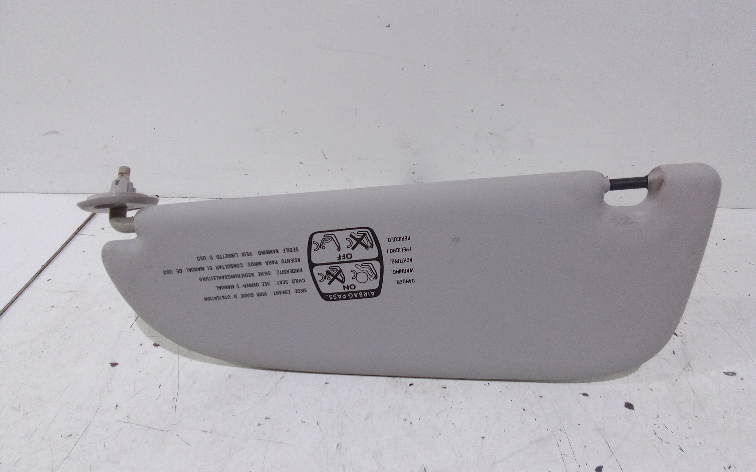 Parasole aletta Lato Passeggero per Peugeot 206 Serie (2009 - In produzione)