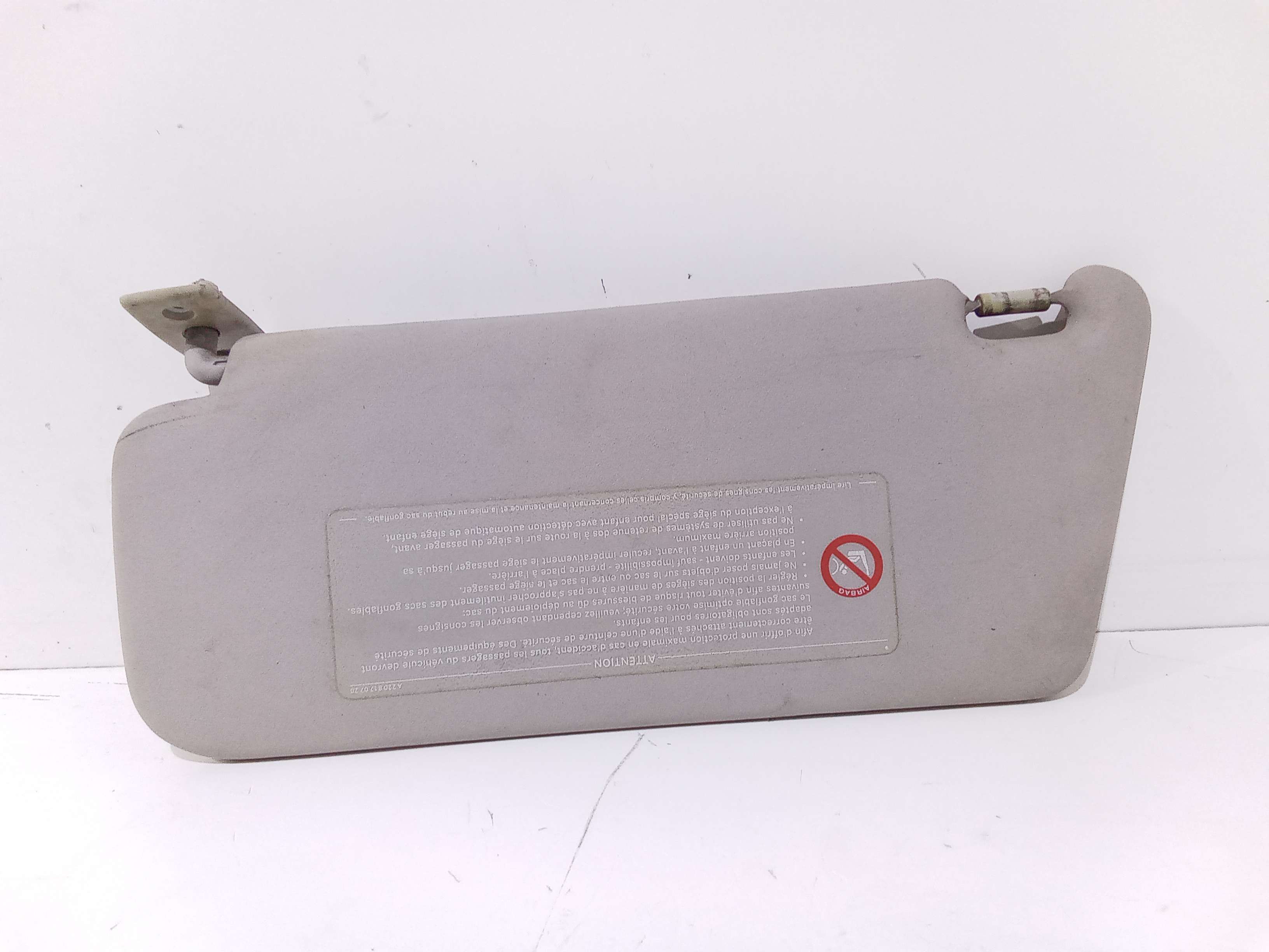 Parasole aletta Lato Passeggero per Mercedes Classe A W168 2 Serie (2001 - 2004)