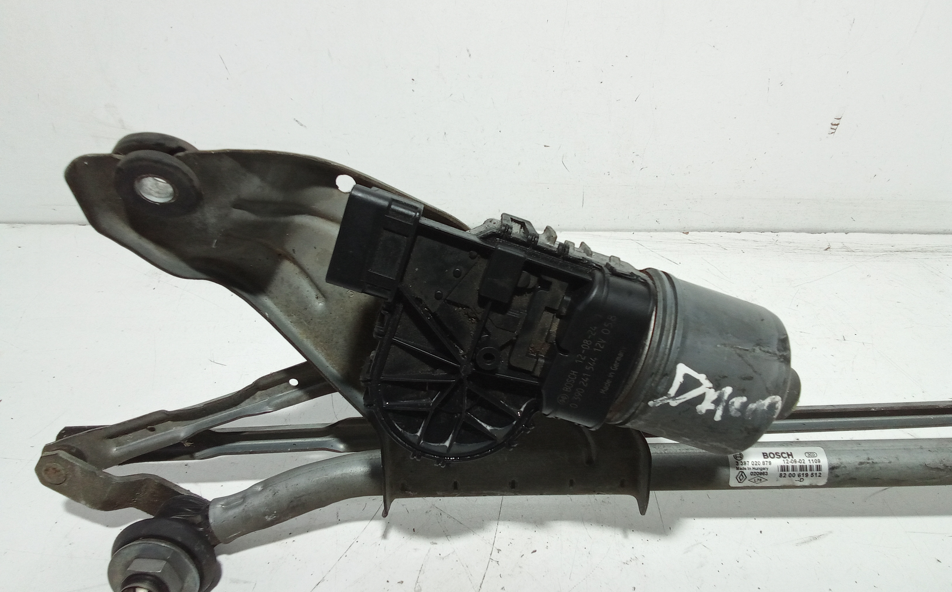 Motorino tergi ant completo di tandem per Dacia Sandero 1 Serie (2008 - 2012)