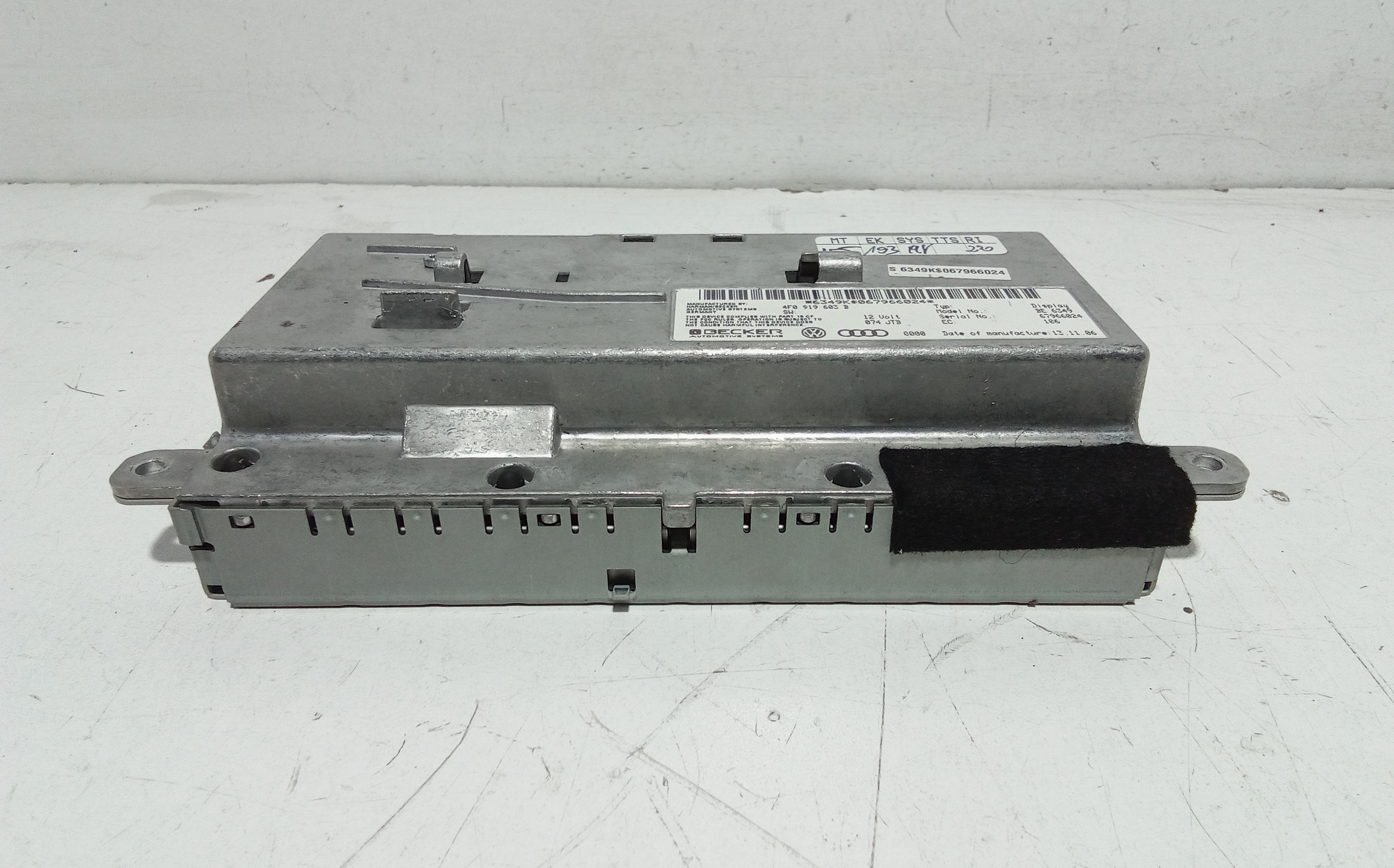 Schermo display navigatore  solo schermo  per Audi A6 Avant Serie C6 (4f5) (04>12) (2004 - 2012)