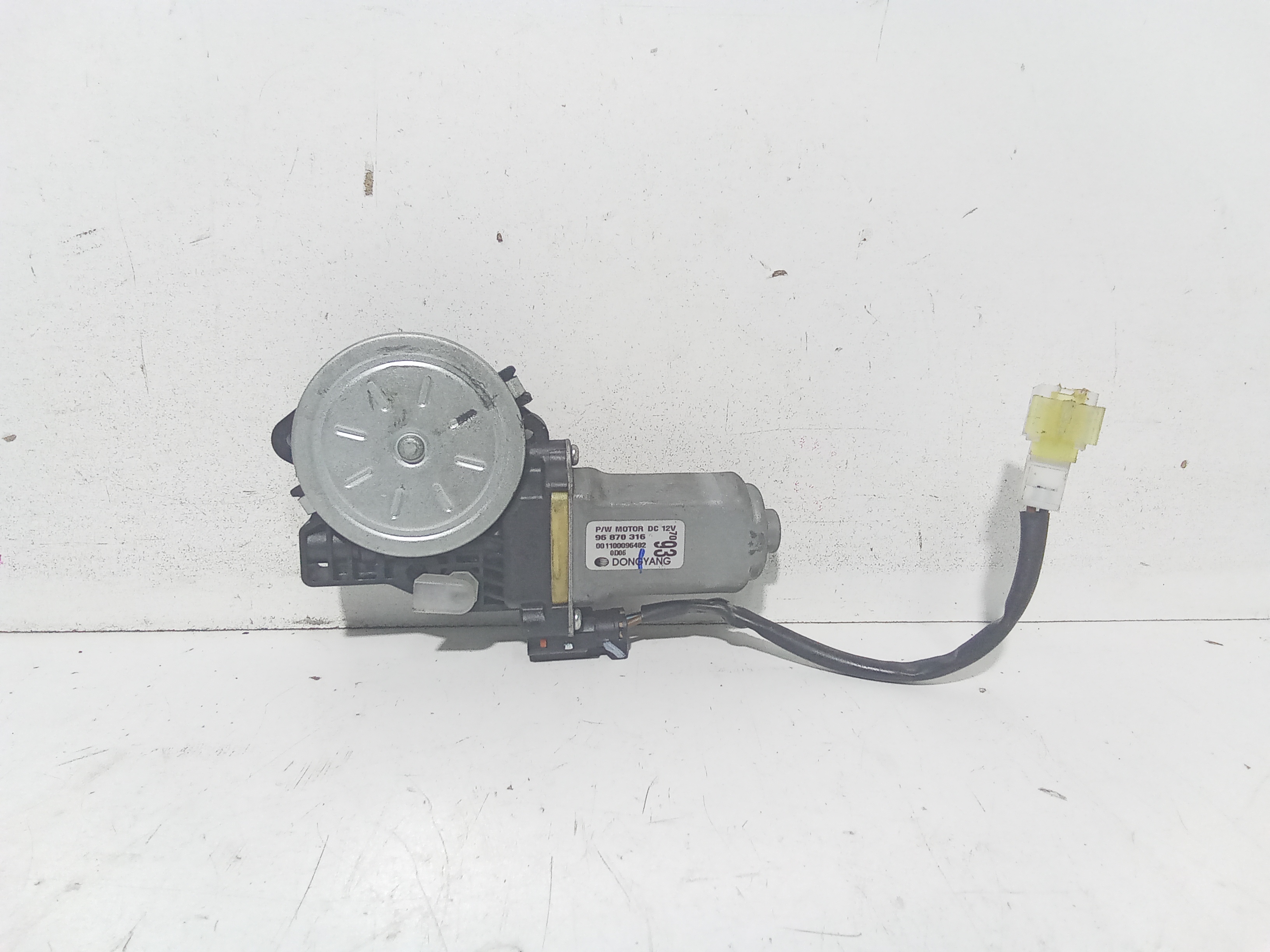 Motorino Alzavetro anteriore Sinistro per Chevrolet Aveo 1 Serie (2006 - 2011)