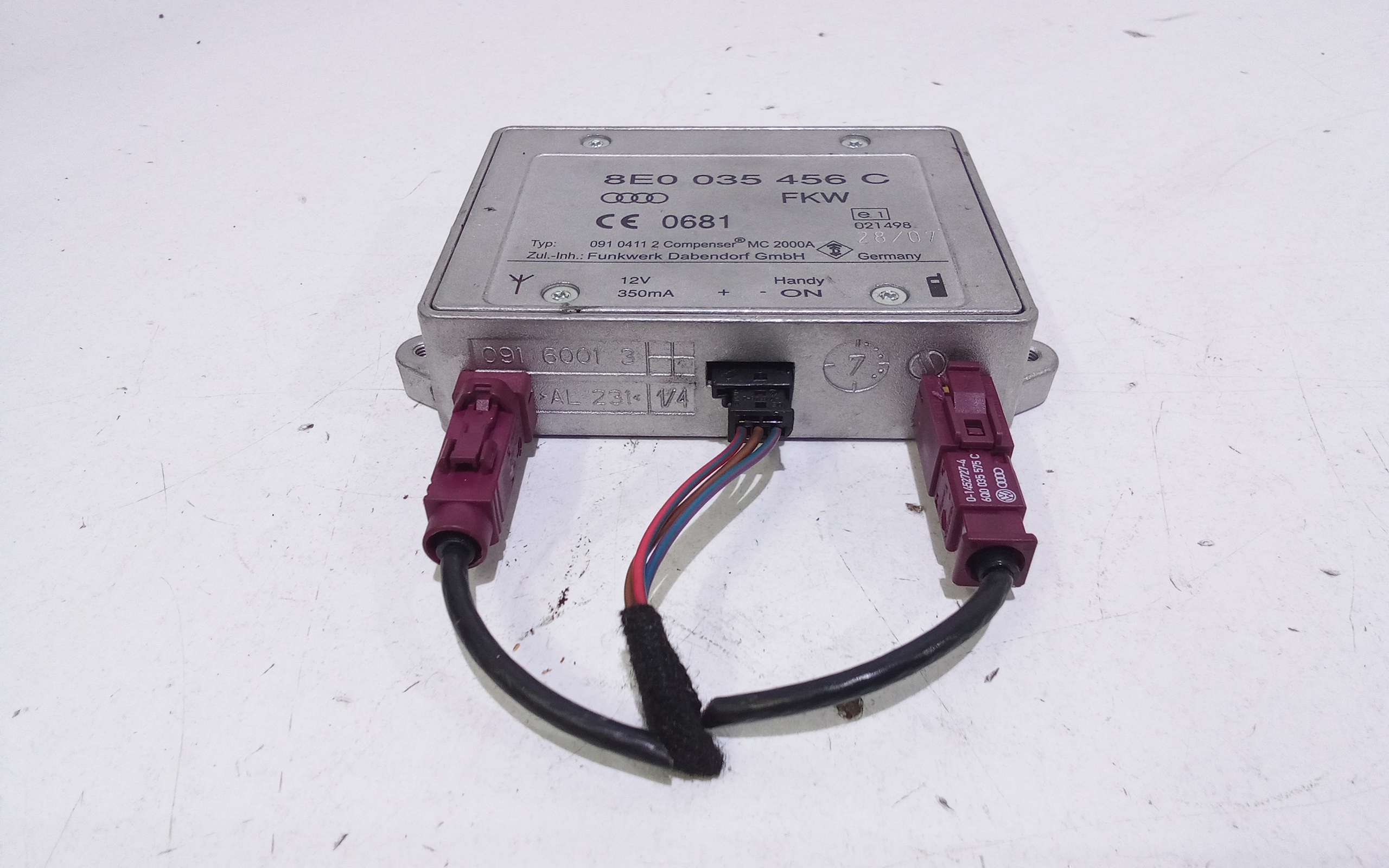 Amplificatore Antenna per Audi A4 Avant (8ed) (04>08) (2004 - 2008)