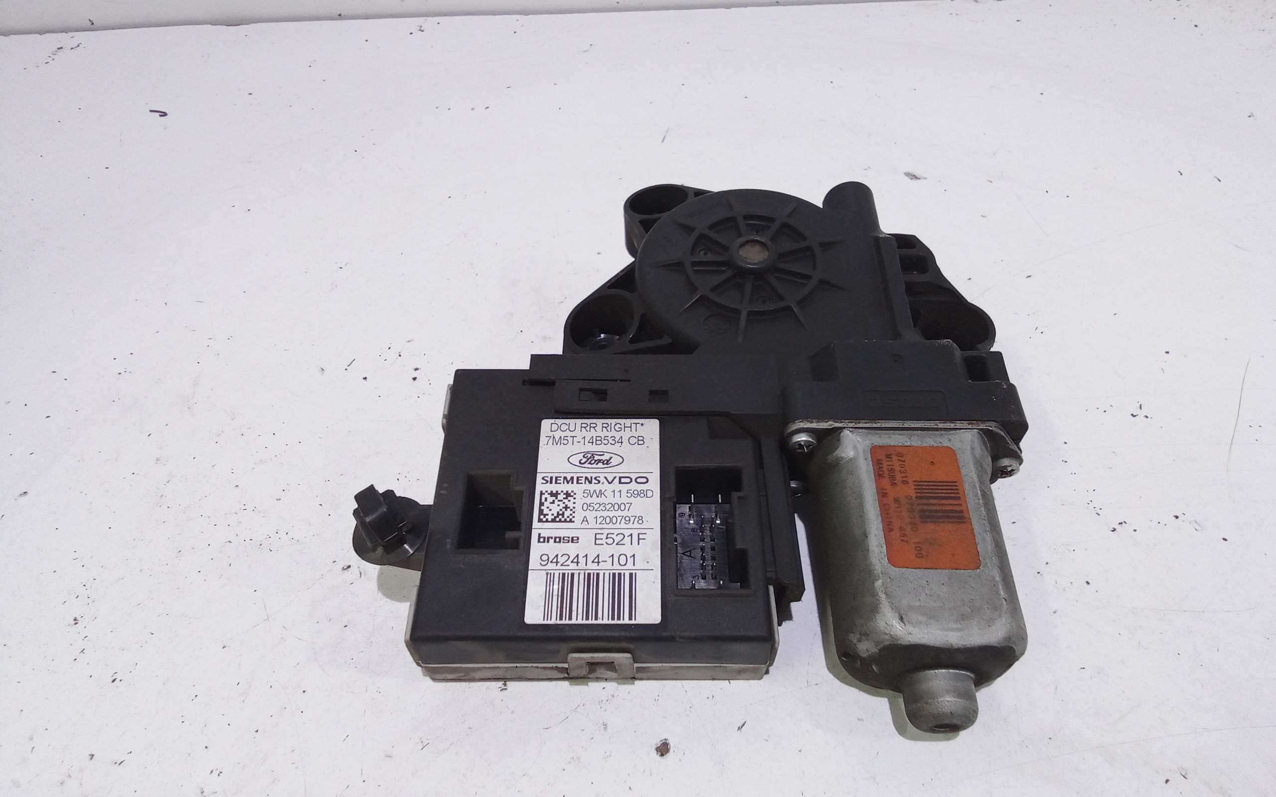 Motorino Alzavetro posteriore destra per Ford C - Max Serie (03>07) (2003 - 2007)