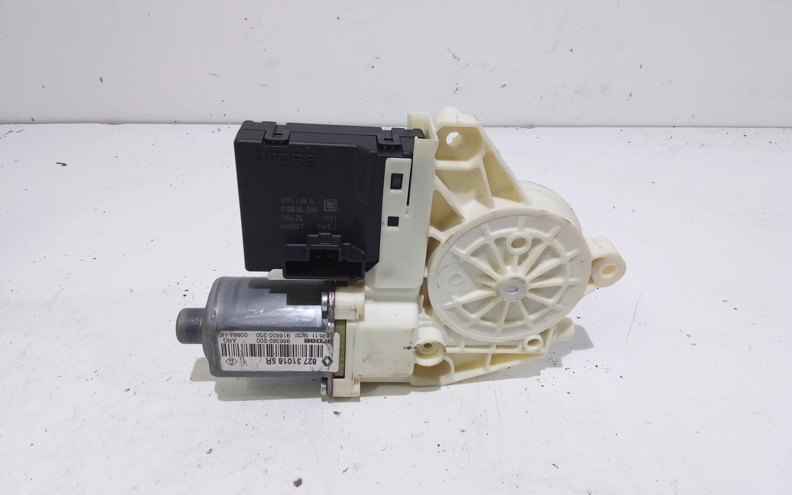 Motorino Alzavetro posteriore Sinistro per Renault Megane Serie (08>12) (2008 - 2012)