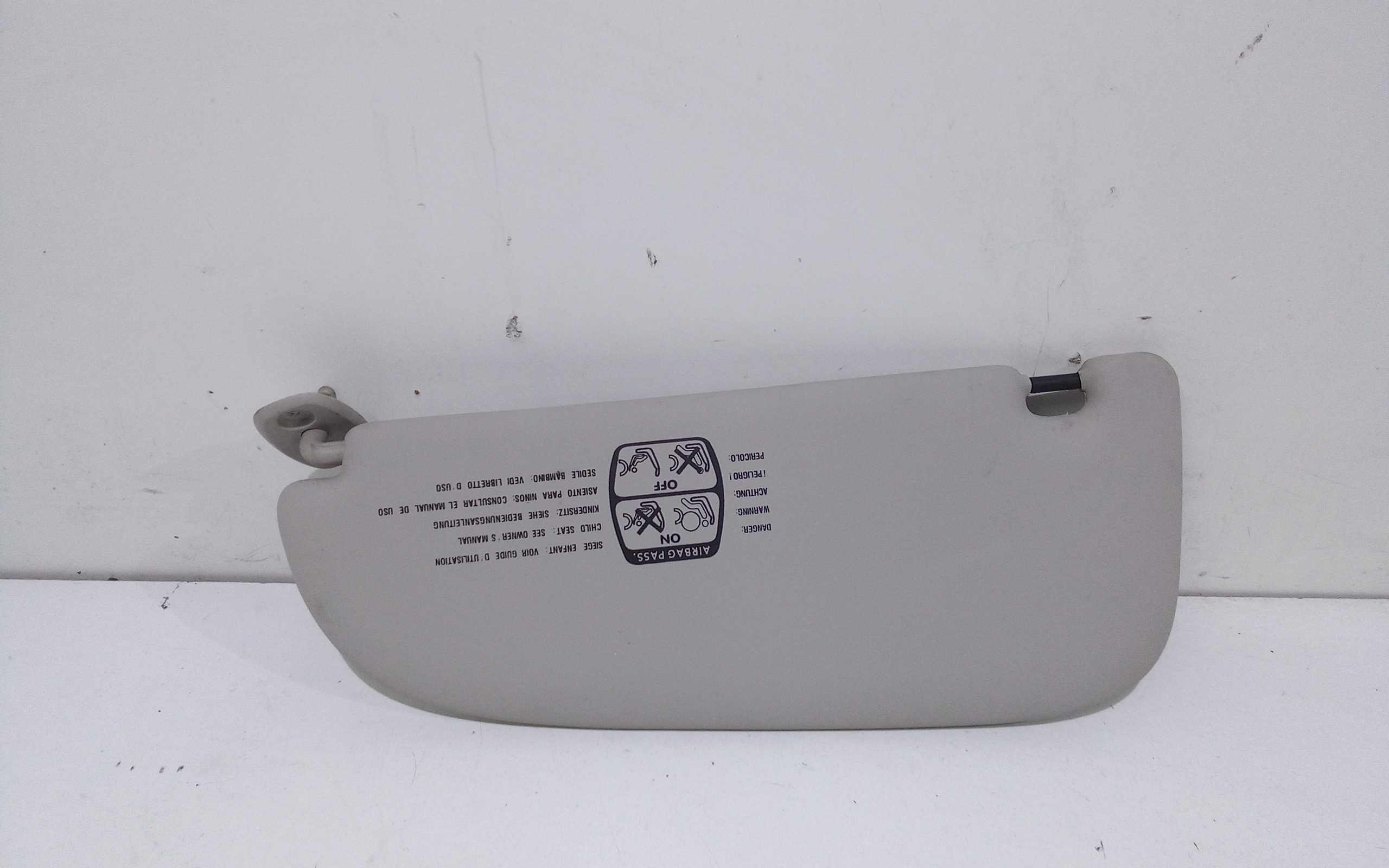 Parasole aletta Lato Passeggero per Peugeot 206 2 Serie (2003 - 2009)